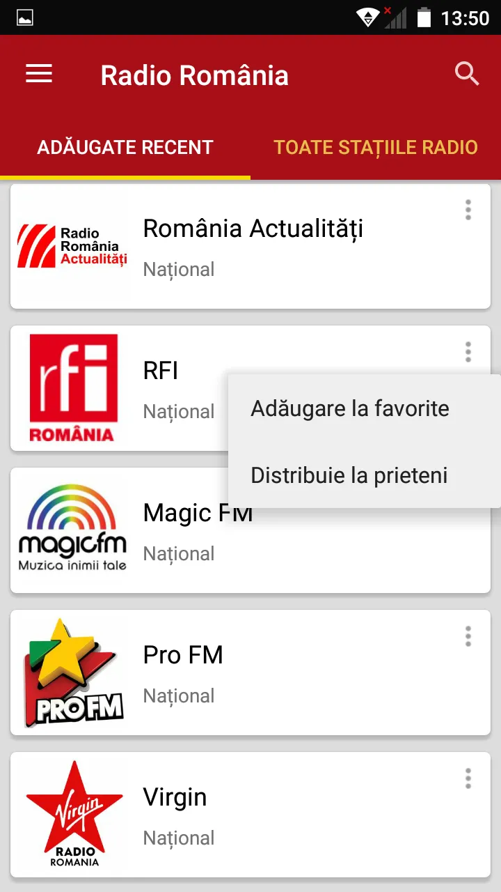 Radiouri din România | Indus Appstore | Screenshot