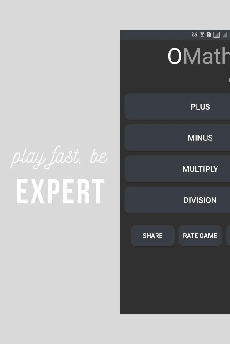 OMath : Easy Math Game | Indus Appstore | Screenshot