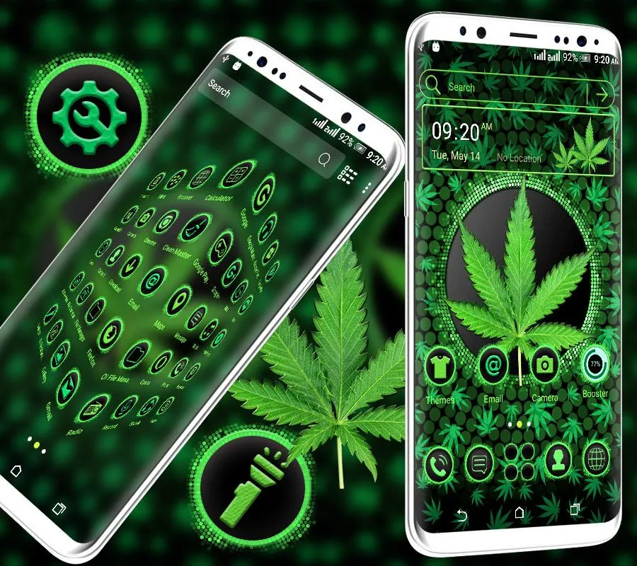 Weed Launcher Theme | Indus Appstore | Screenshot