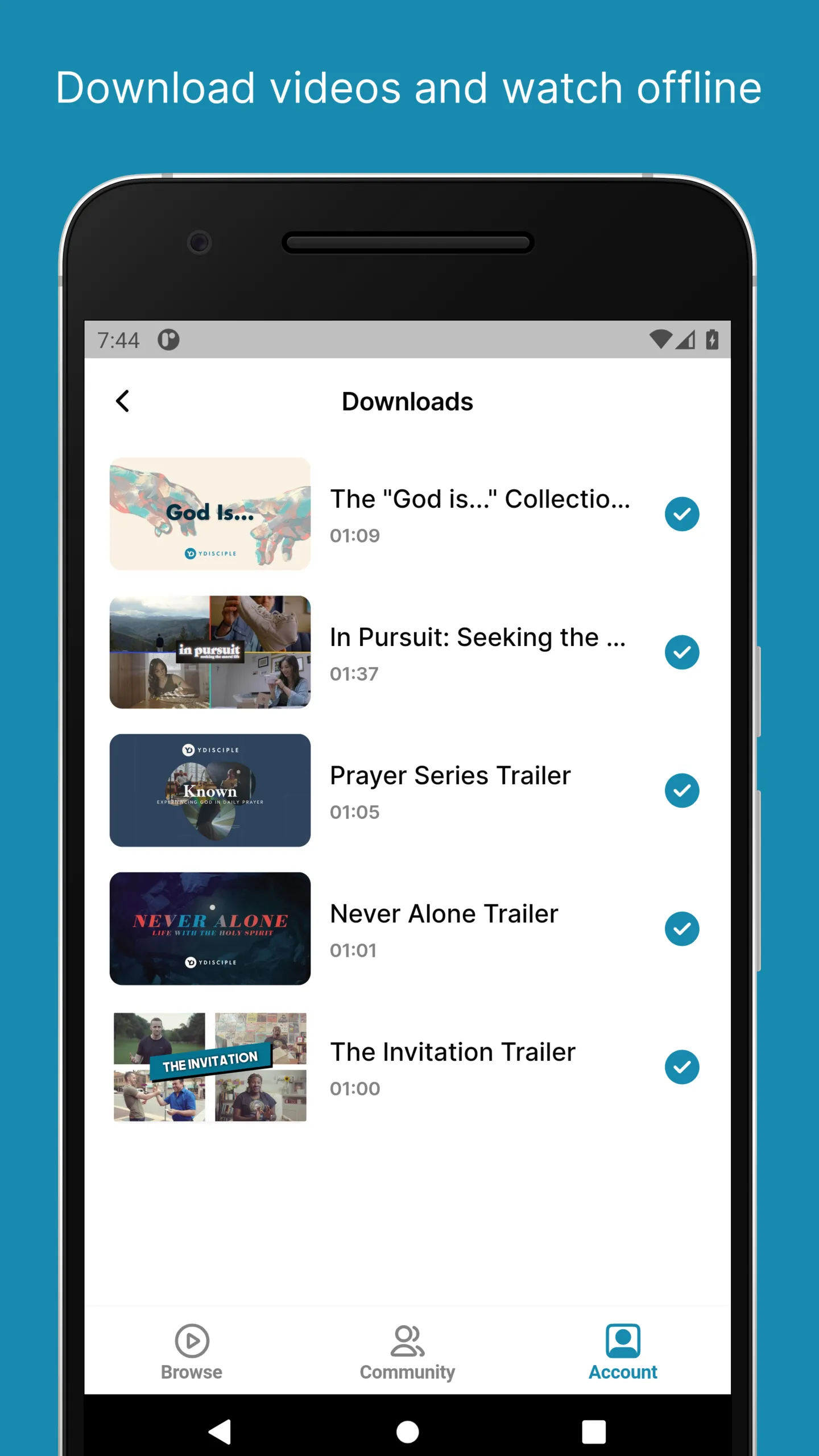 YDisciple | Indus Appstore | Screenshot