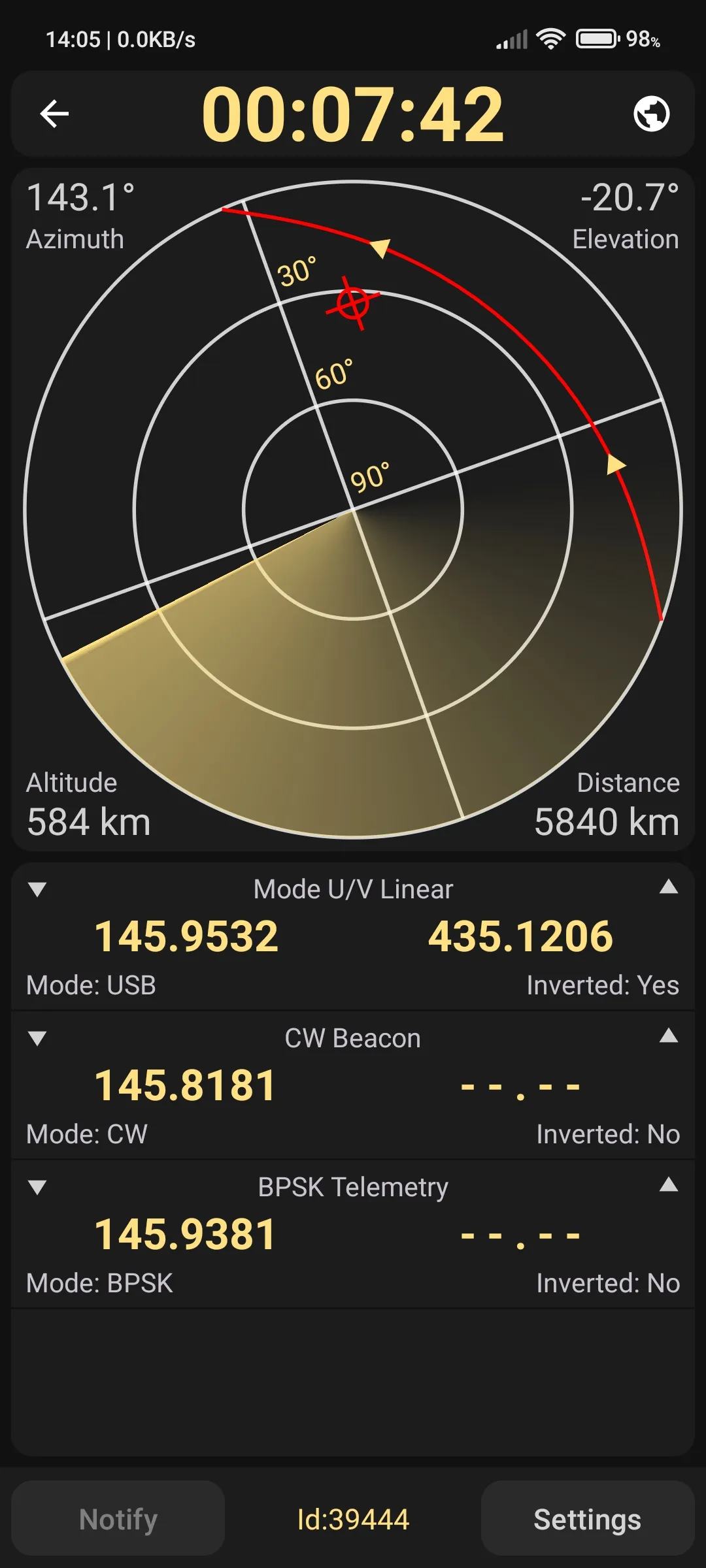 Look4Sat: Satellite tracker | Indus Appstore | Screenshot