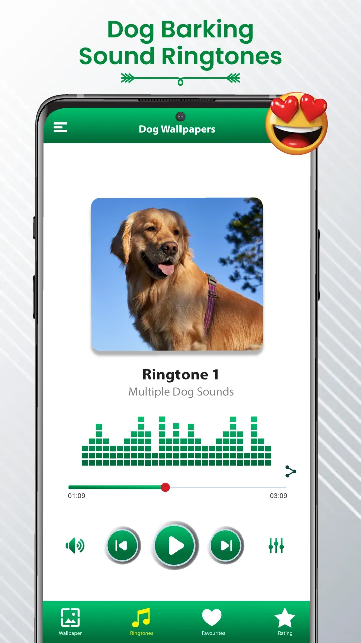 Dog Sound Ringtones Wallpapers | Indus Appstore | Screenshot