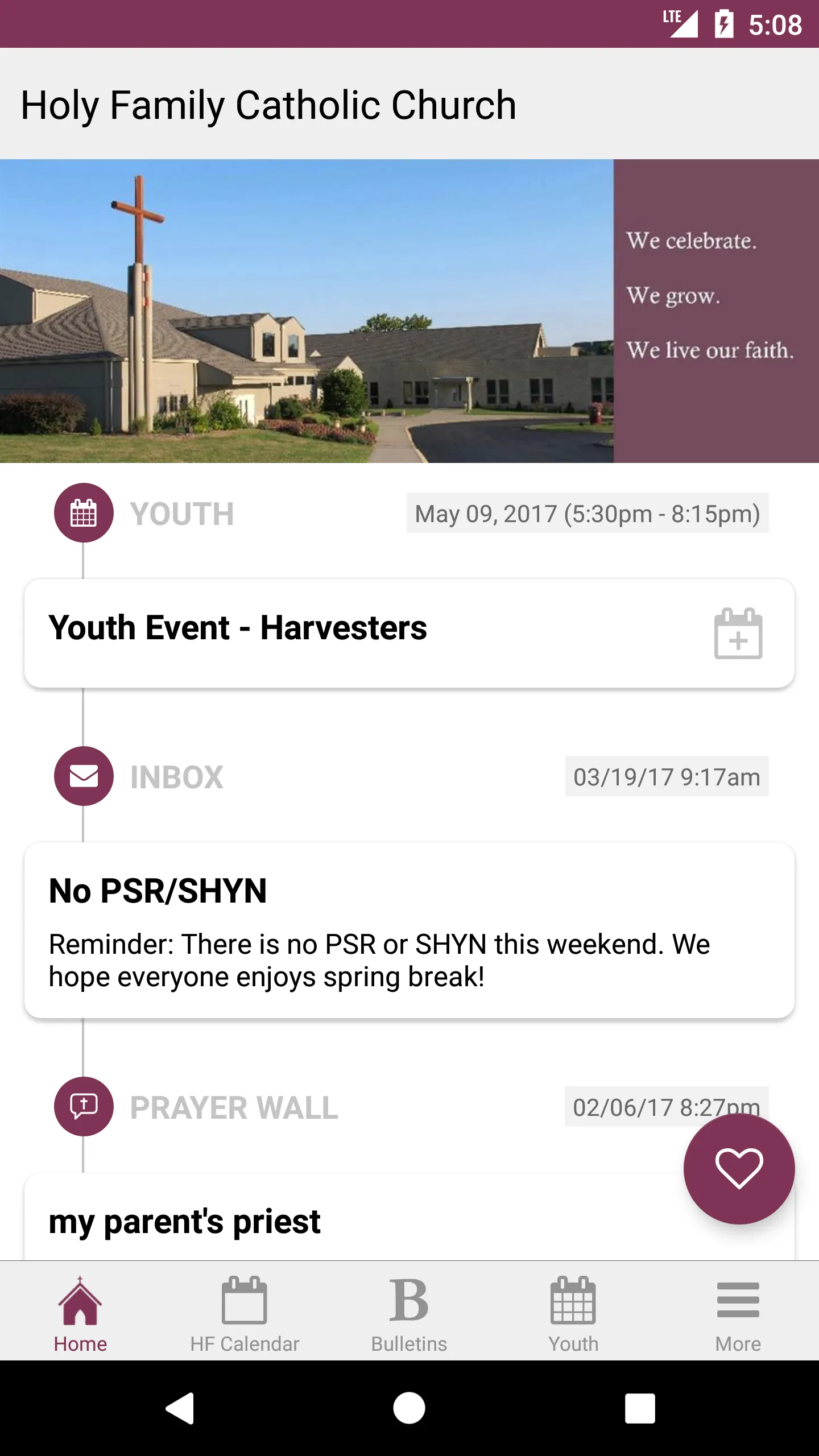 Holy Family Catholic Church | Indus Appstore | Screenshot