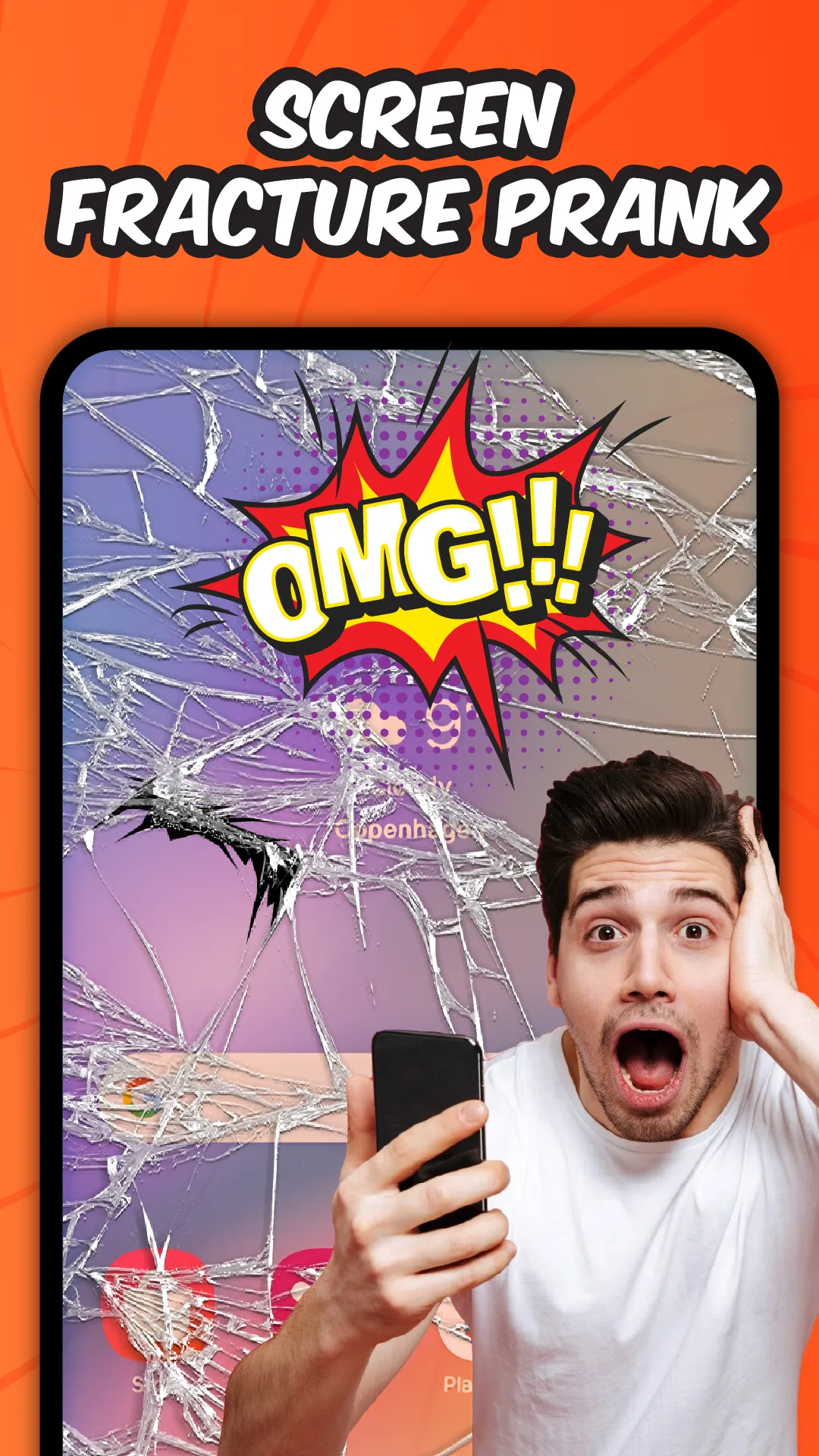 Broken Screen Prank On Touch | Indus Appstore | Screenshot