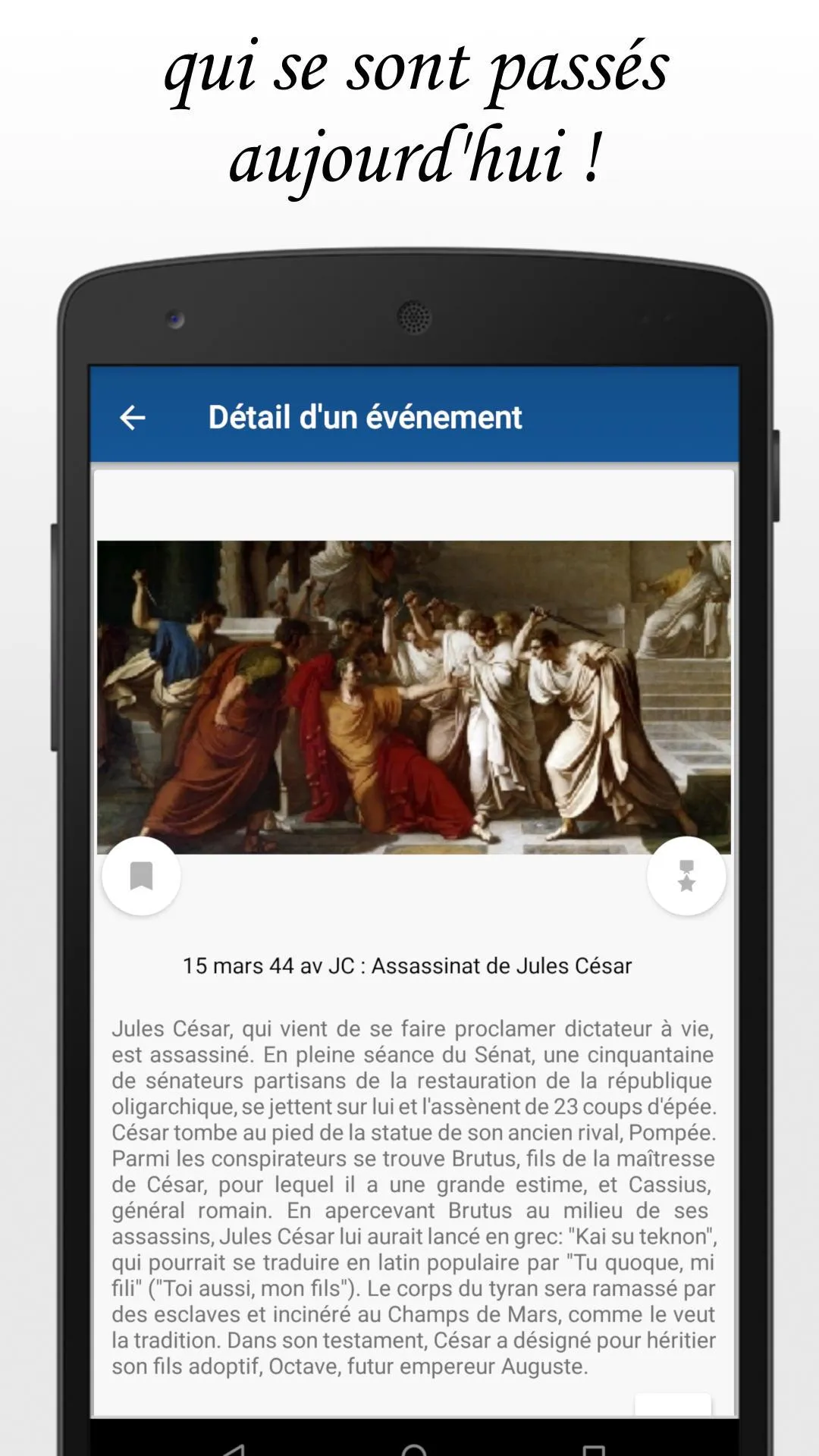 Today in History (French autom | Indus Appstore | Screenshot