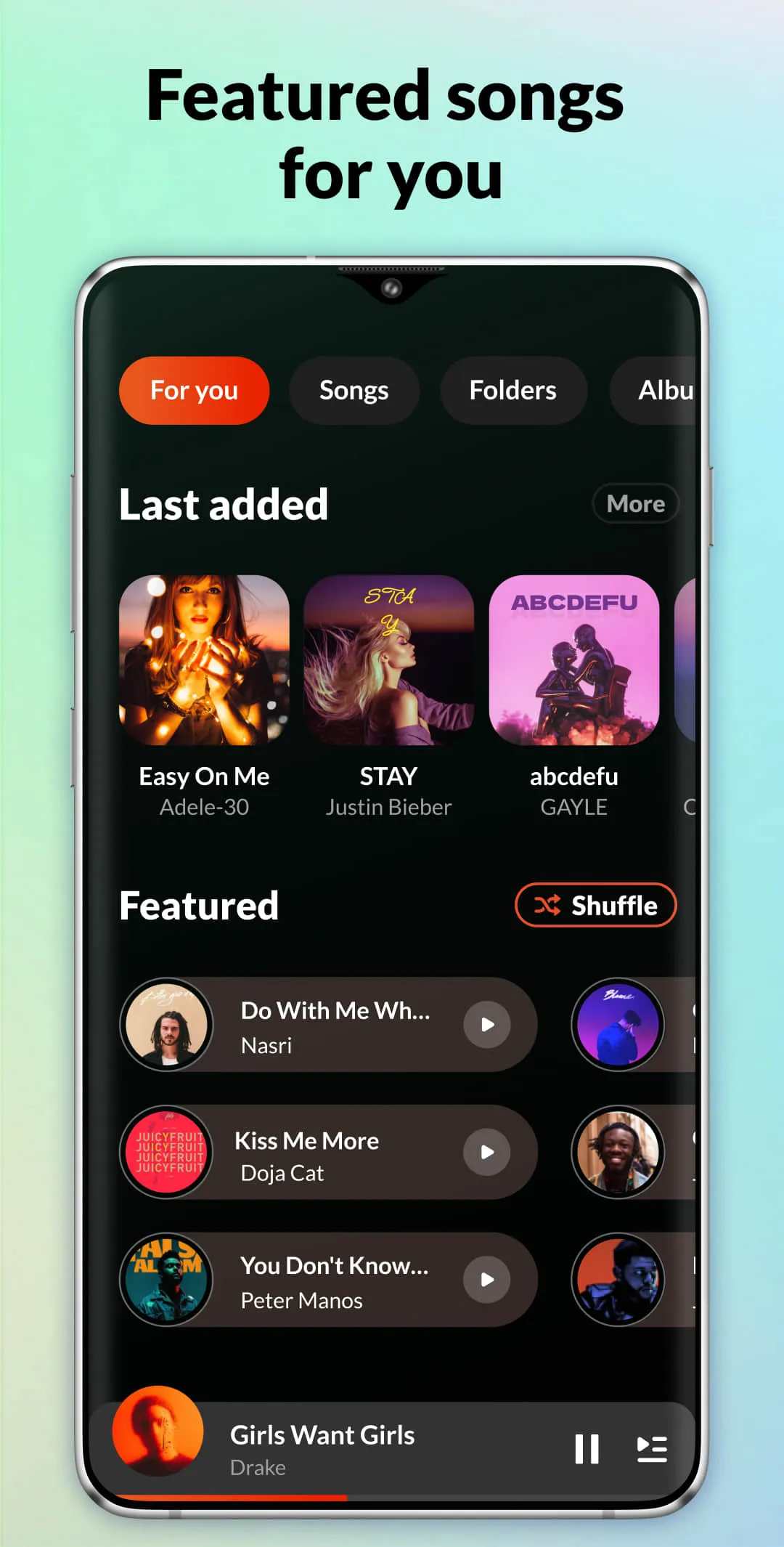 Music Player & MP3 - DDMusic | Indus Appstore | Screenshot