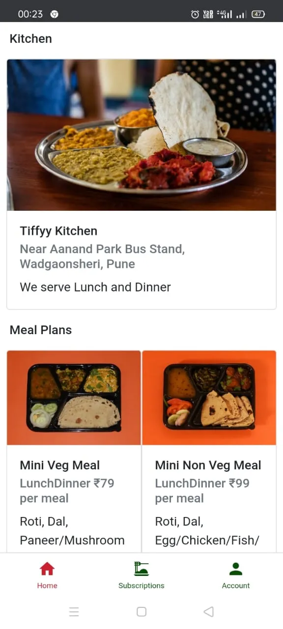 Tiffyy A Homely Tiffin Service | Indus Appstore | Screenshot