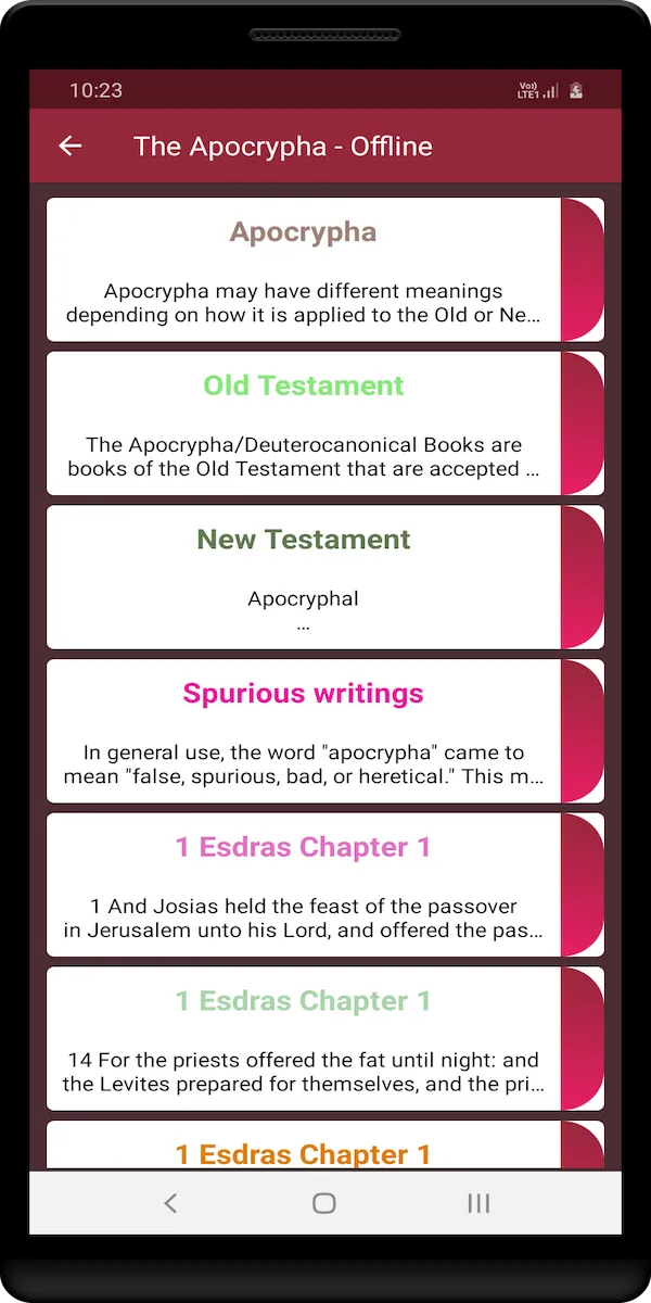 The Apocrypha - Offline | Indus Appstore | Screenshot