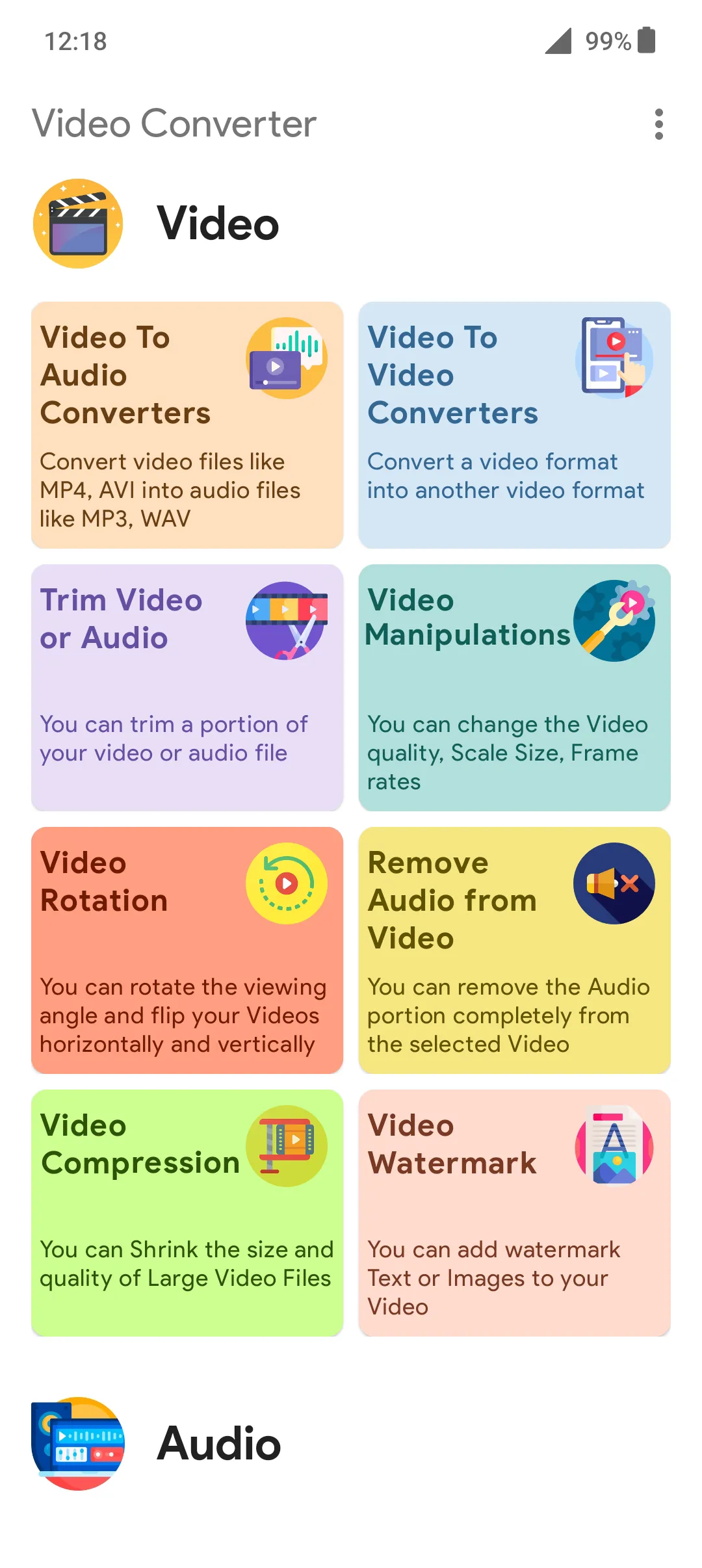 Video Converter : MP4 to MP3 | Indus Appstore | Screenshot