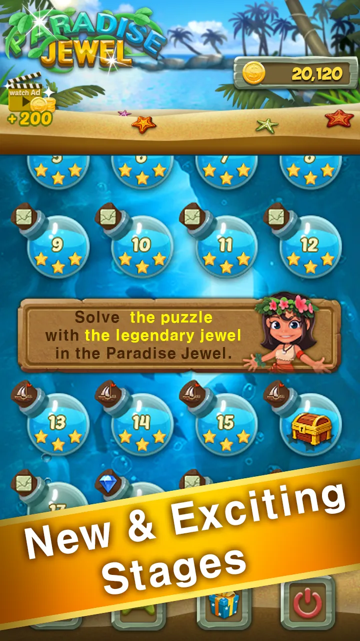 Paradise Jewel: Match 3 Puzzle | Indus Appstore | Screenshot