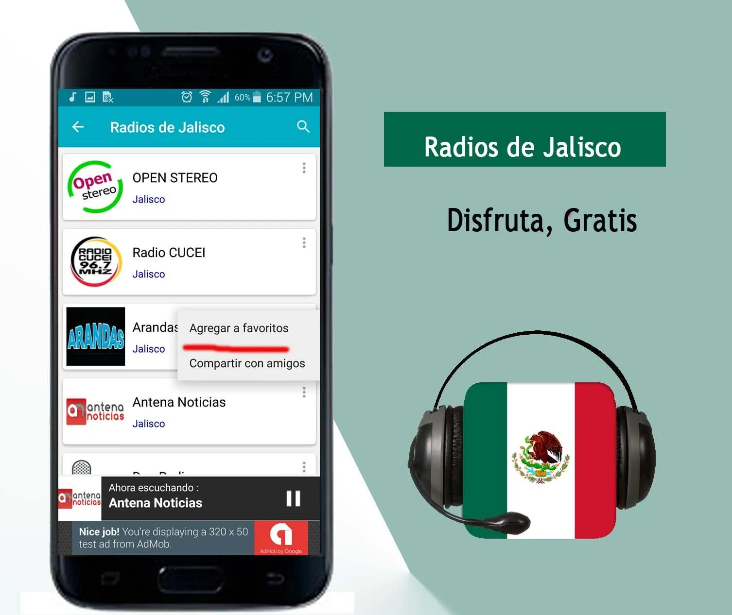 Radios de Jalisco | Indus Appstore | Screenshot