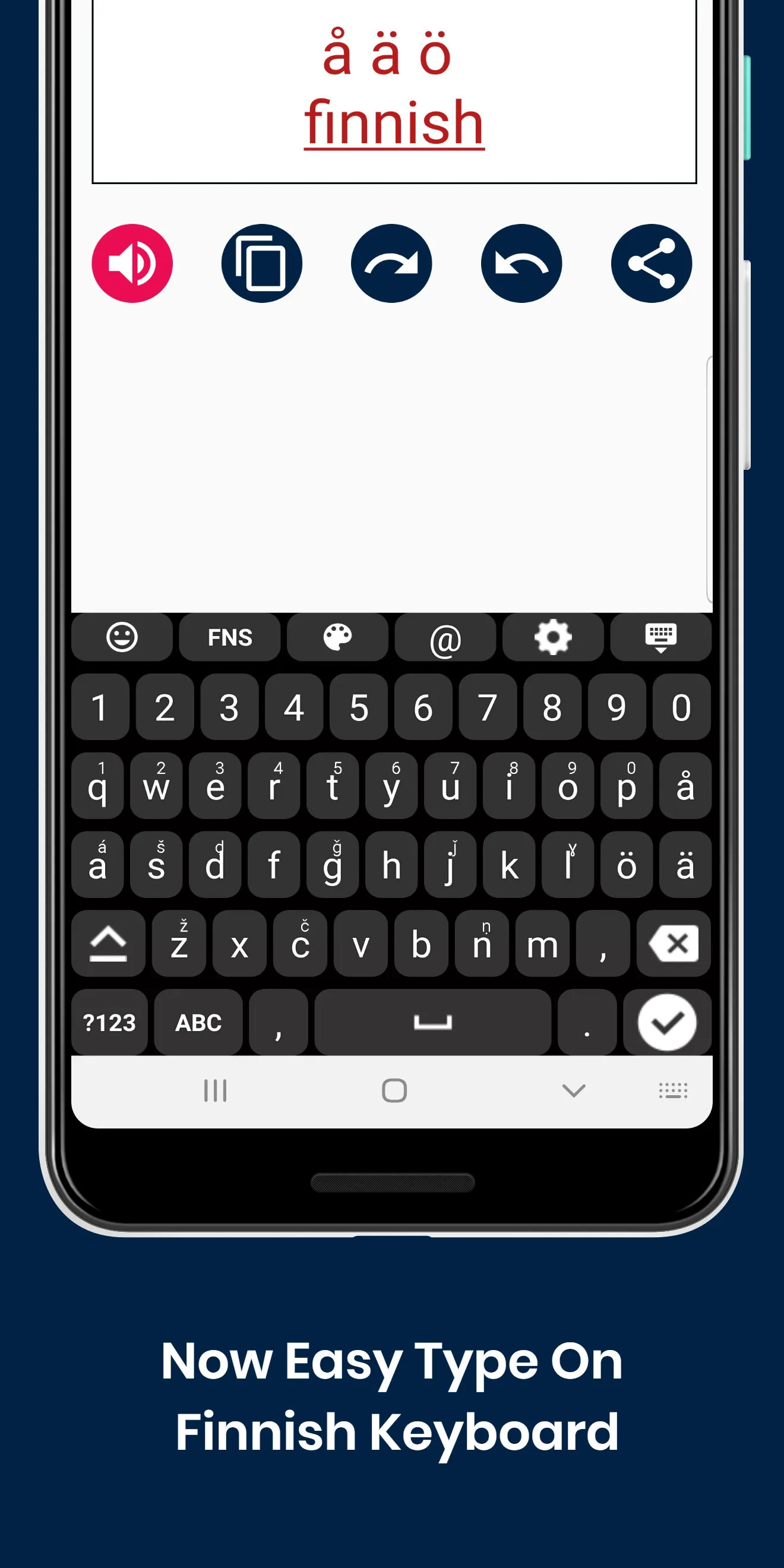 Finnish Keyboard by Infra | Indus Appstore | Screenshot