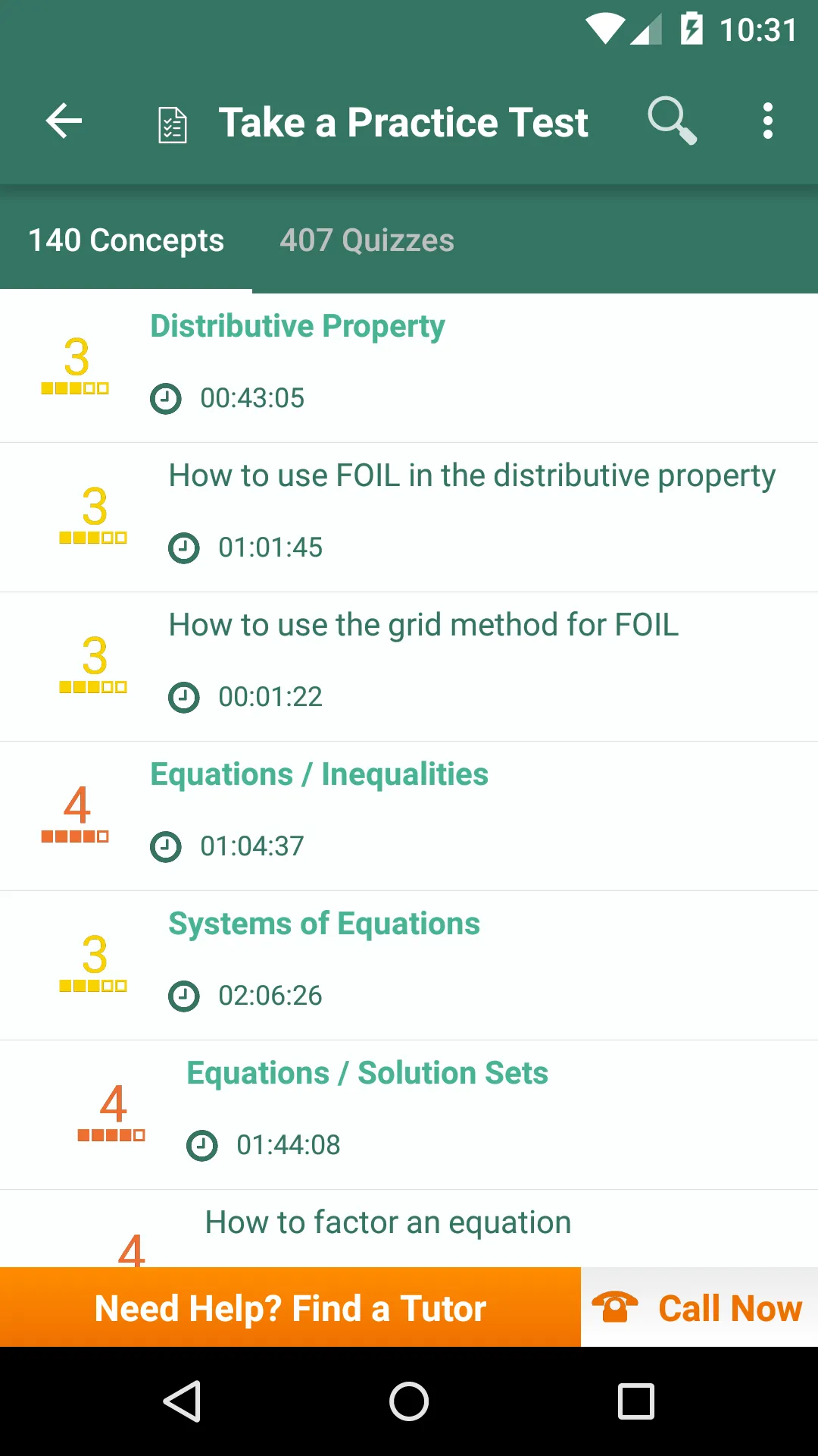 Algebra 1 Practice & Prep | Indus Appstore | Screenshot