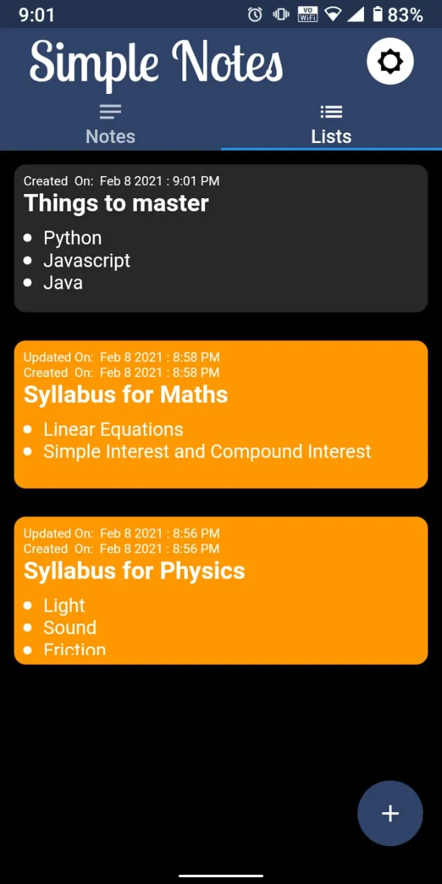 Simple Notes | Indus Appstore | Screenshot