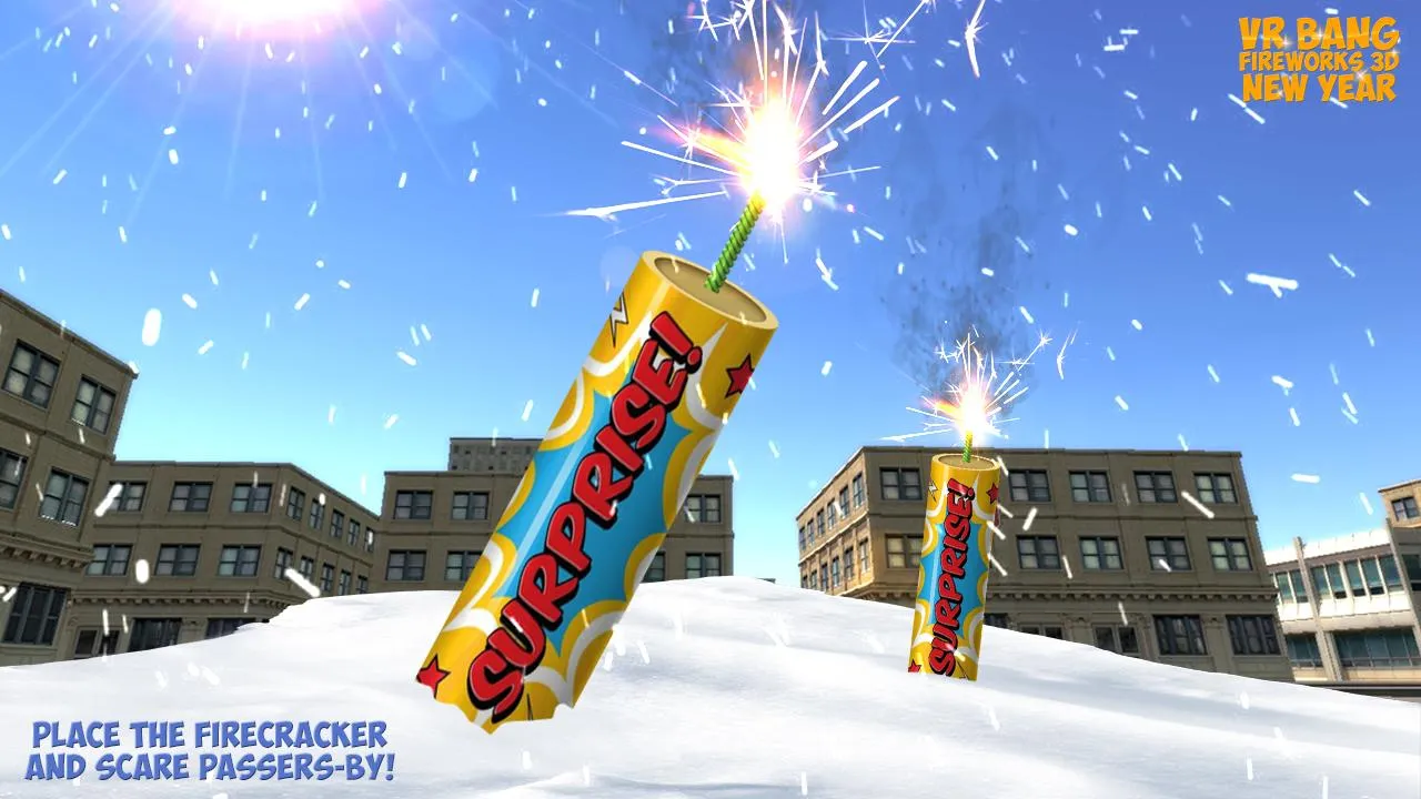 VR Bang Fireworks 3D NewYear | Indus Appstore | Screenshot