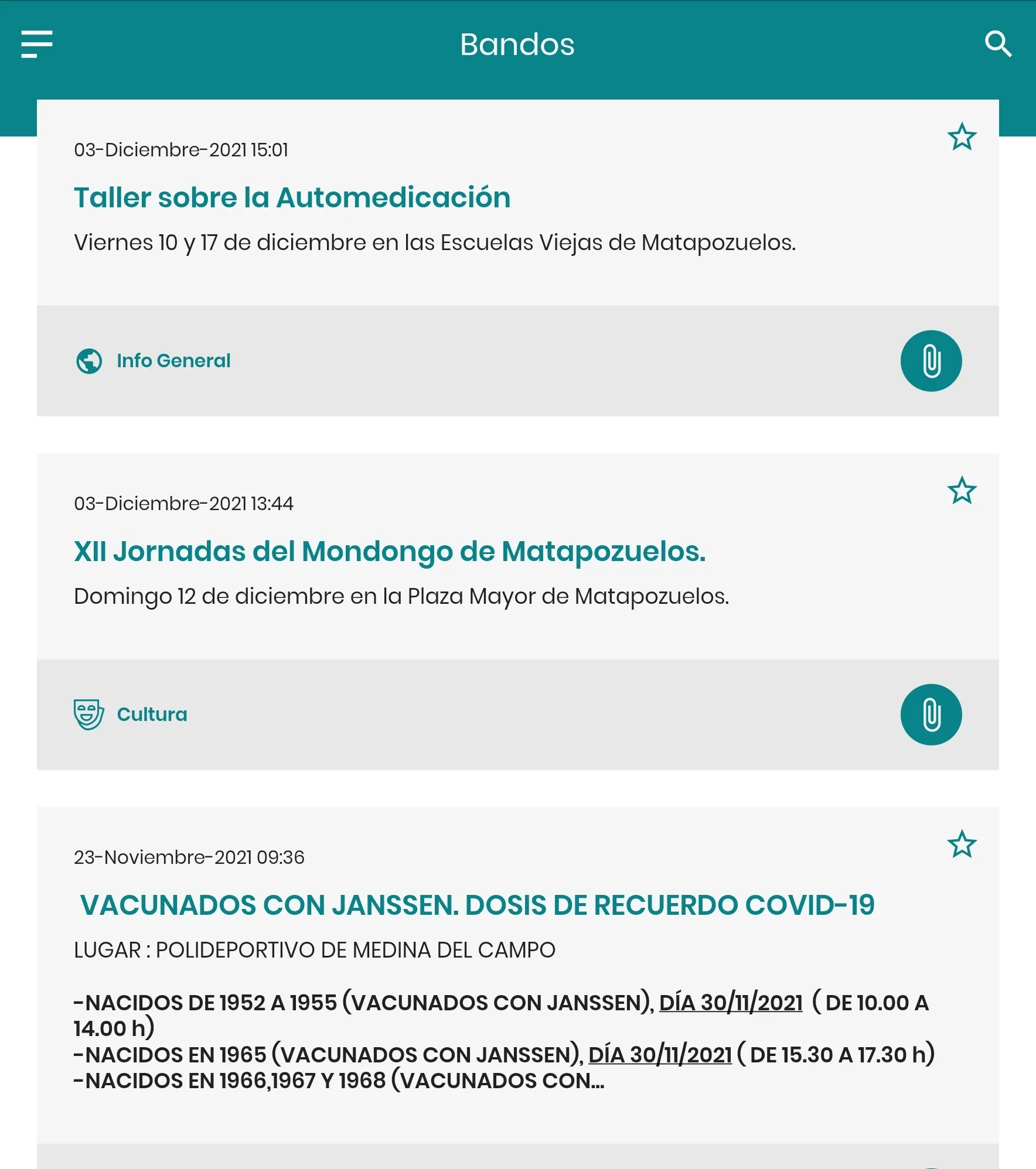 Matapozuelos Informa | Indus Appstore | Screenshot