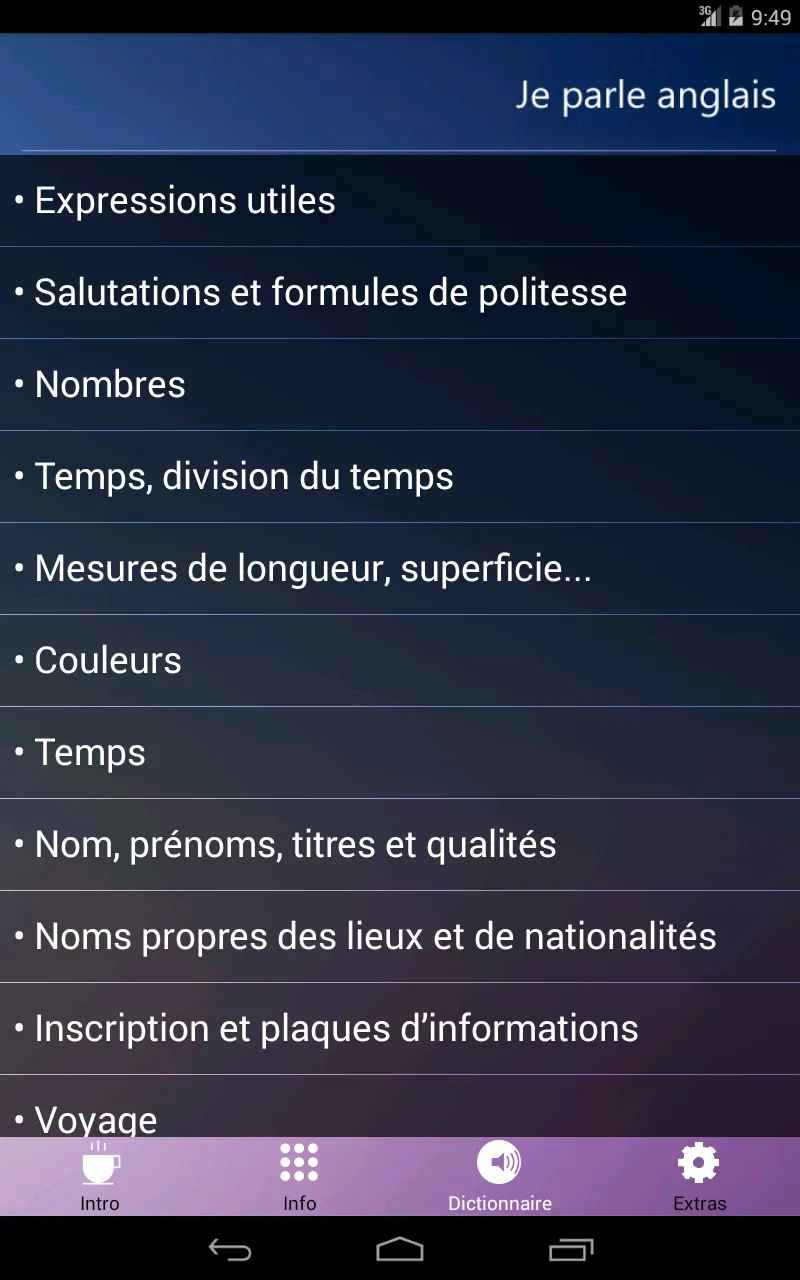 Je Parle ANGLAIS - Apprendre l | Indus Appstore | Screenshot