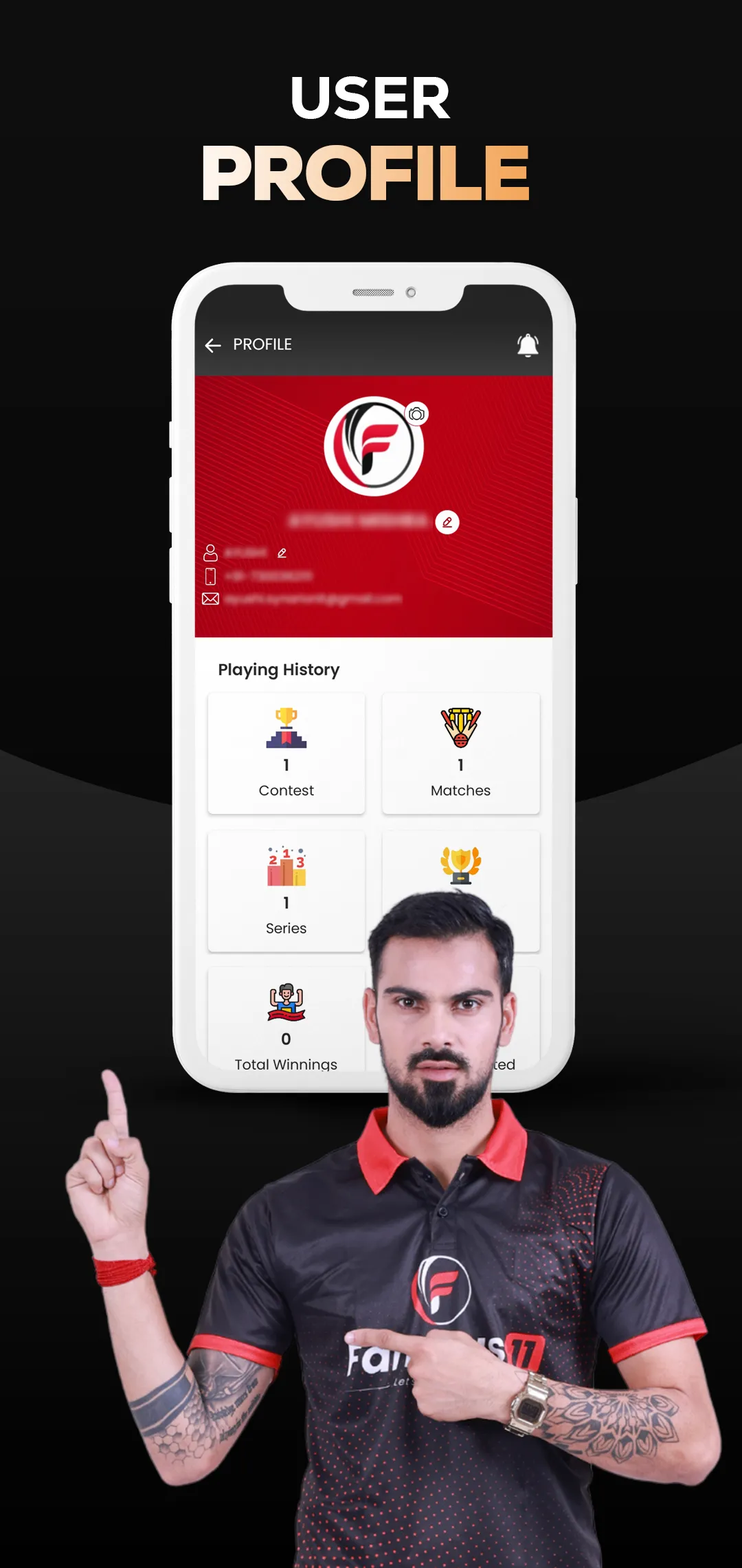 Famous11 Fantasy Cricket App | Indus Appstore | Screenshot