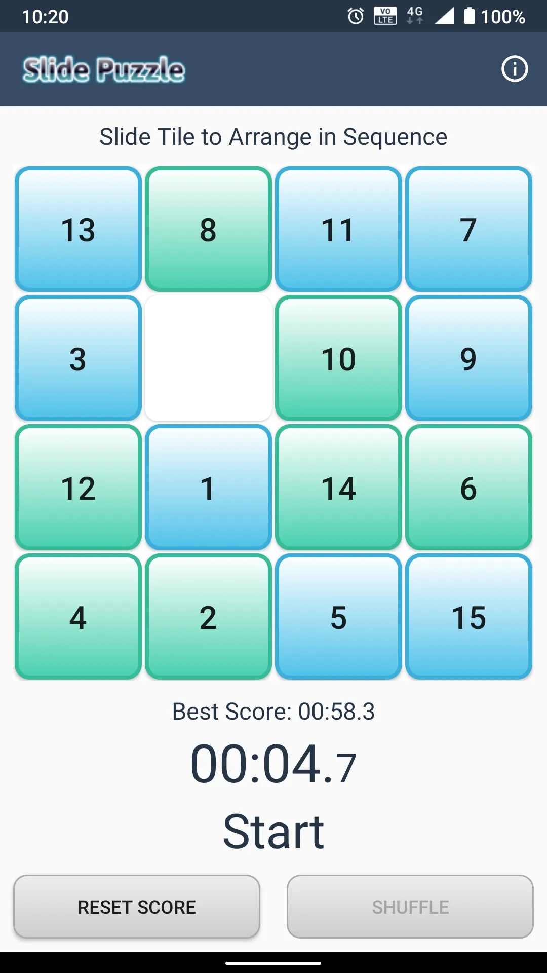 Slide Puzzle | Indus Appstore | Screenshot