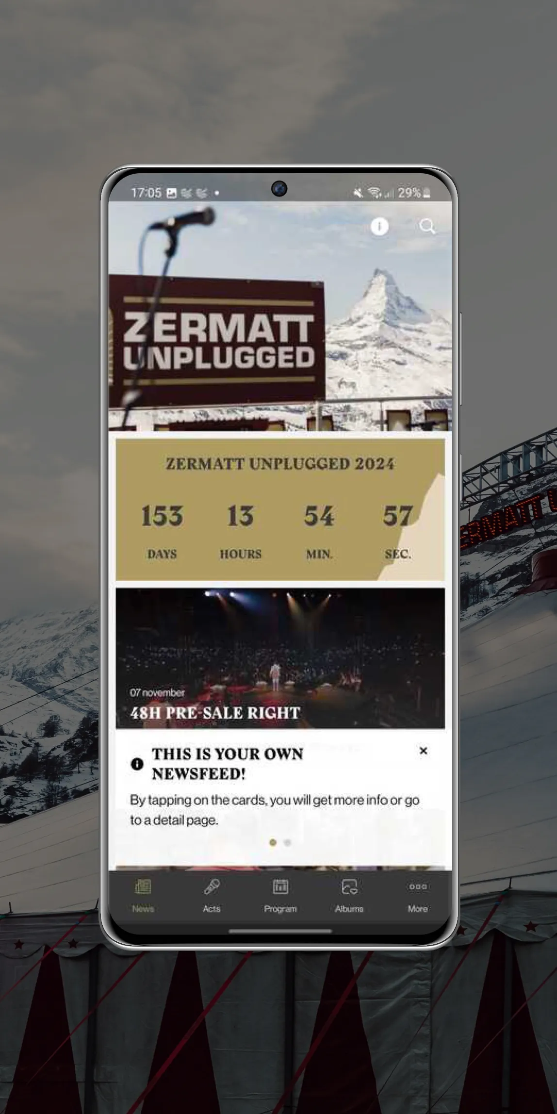 Zermatt Unplugged! | Indus Appstore | Screenshot