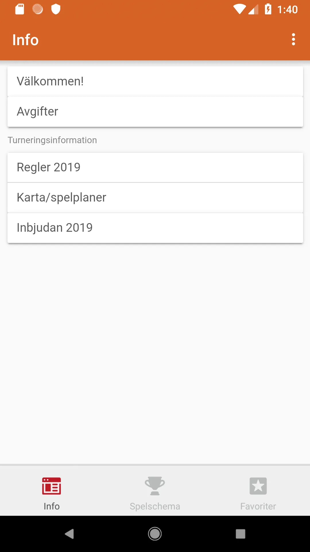 Göransson Cup Innebandy | Indus Appstore | Screenshot