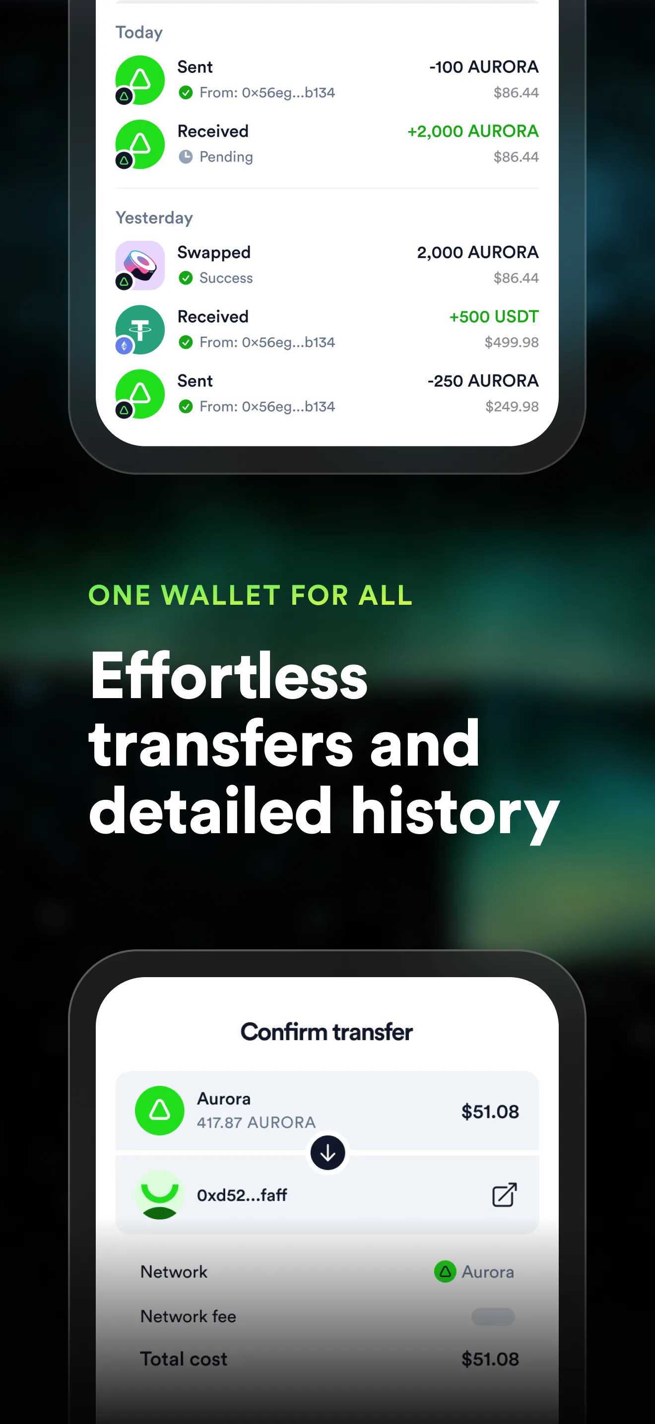 Aurora Pass: Web3 Wallet | Indus Appstore | Screenshot