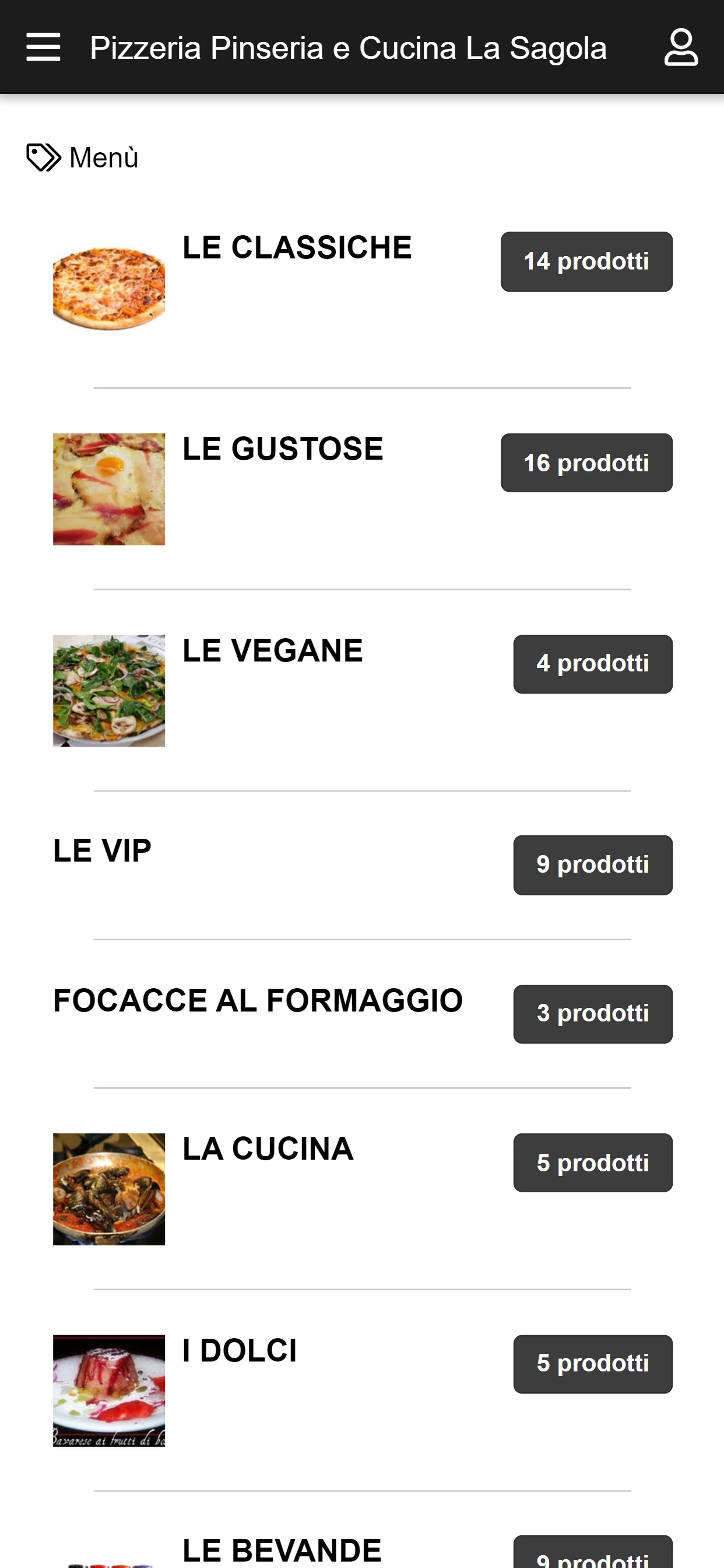 Pizzeria Pinseria e Cucina La  | Indus Appstore | Screenshot