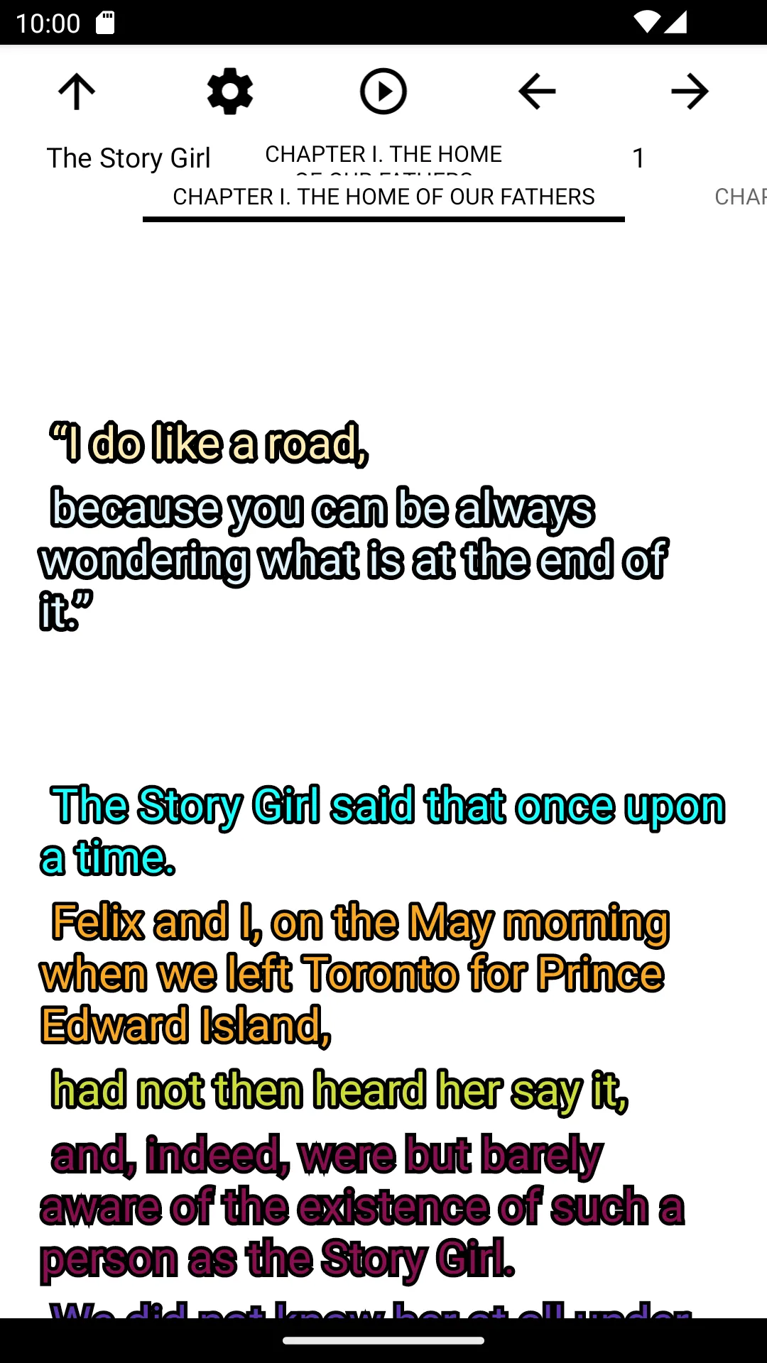 zBook: The Story Girl | Indus Appstore | Screenshot