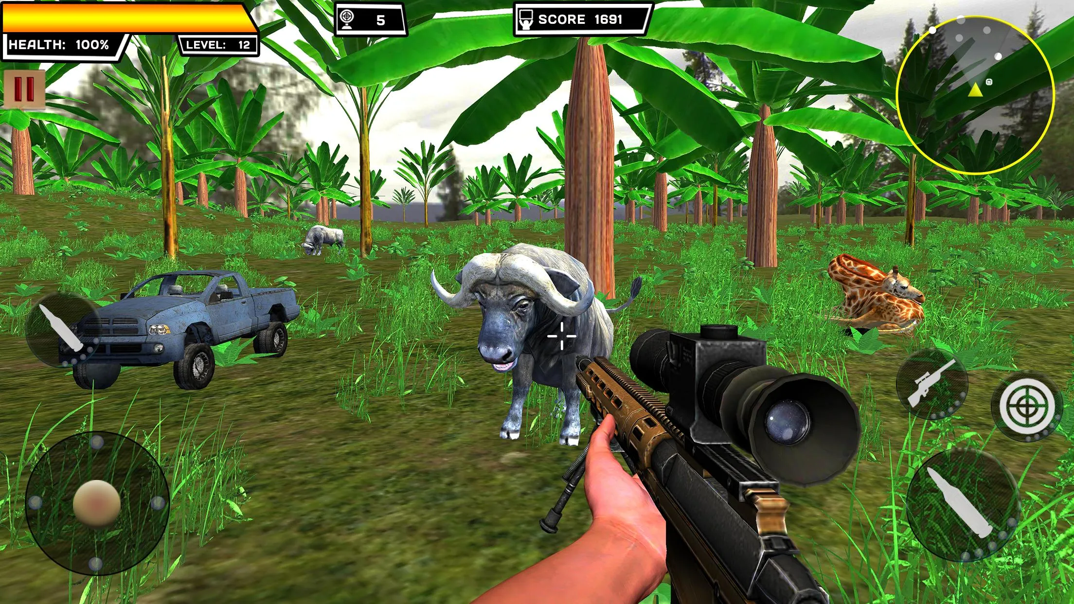 Animals Hunting 4x4 Safari 3D | Indus Appstore | Screenshot