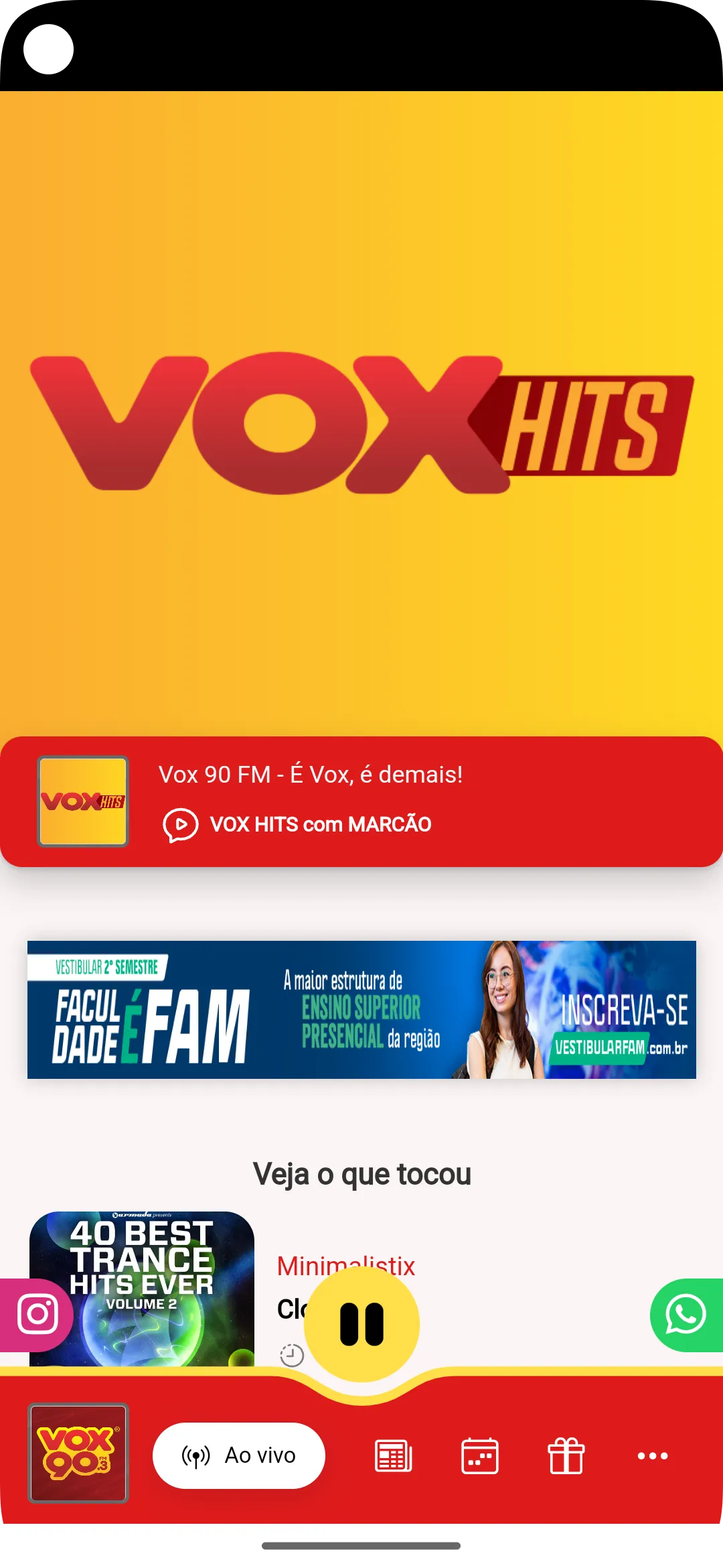 Vox 90 FM | Indus Appstore | Screenshot