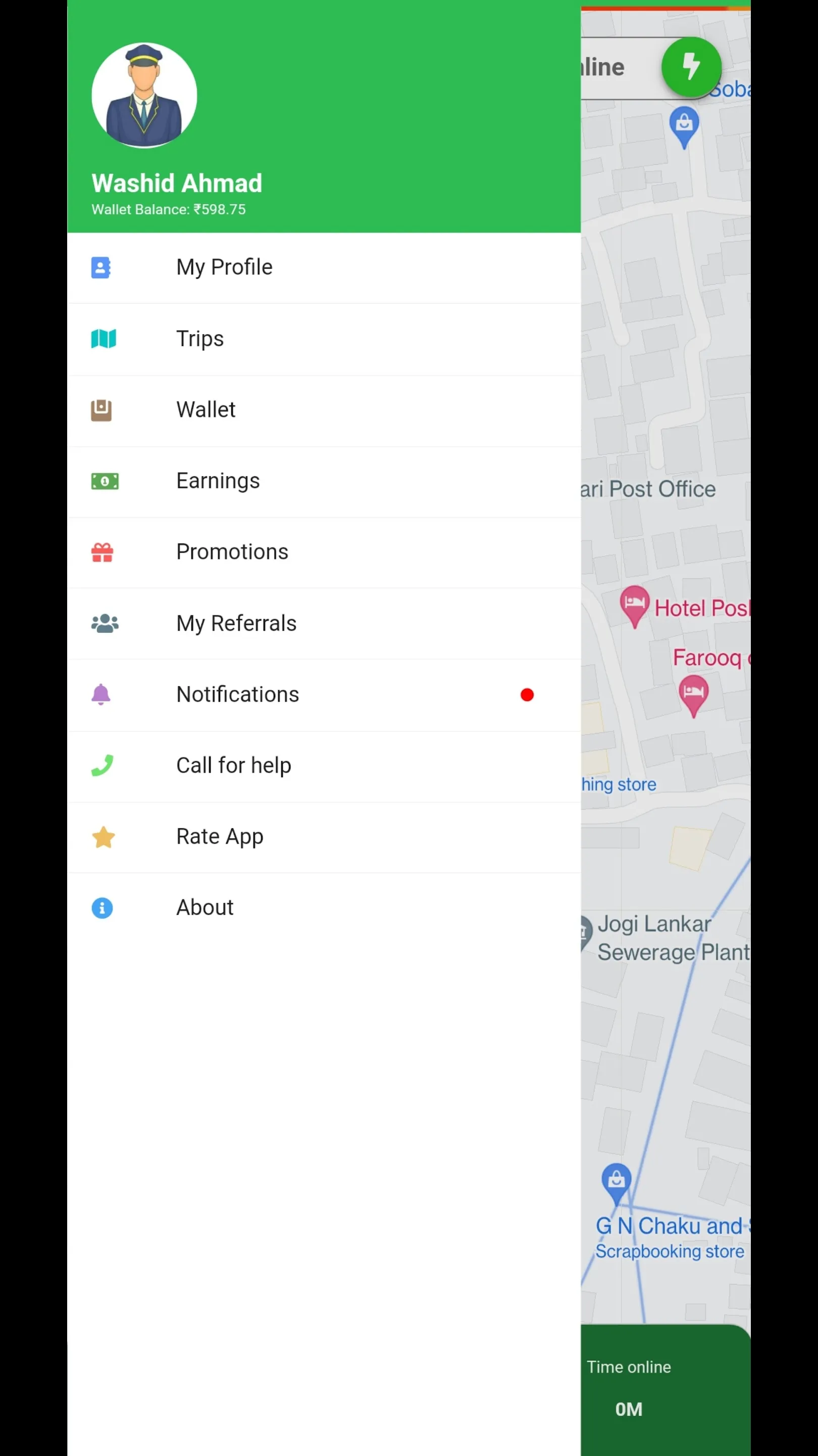 OnCabs Driver | Indus Appstore | Screenshot