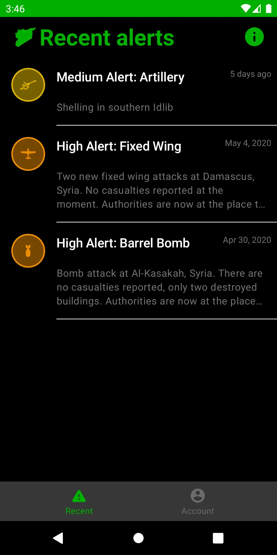 Syria Watch | Indus Appstore | Screenshot