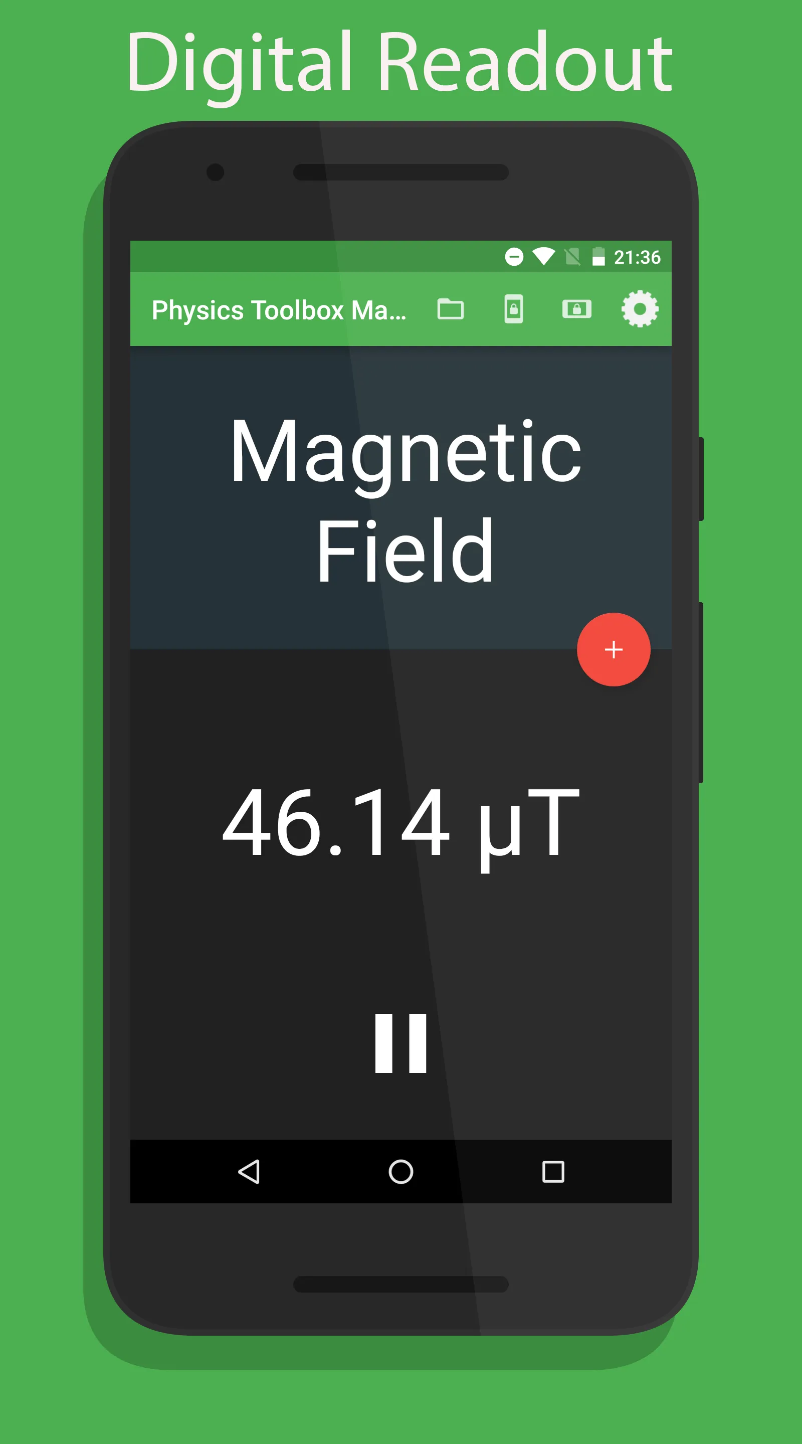 Physics Toolbox Magnetometer | Indus Appstore | Screenshot