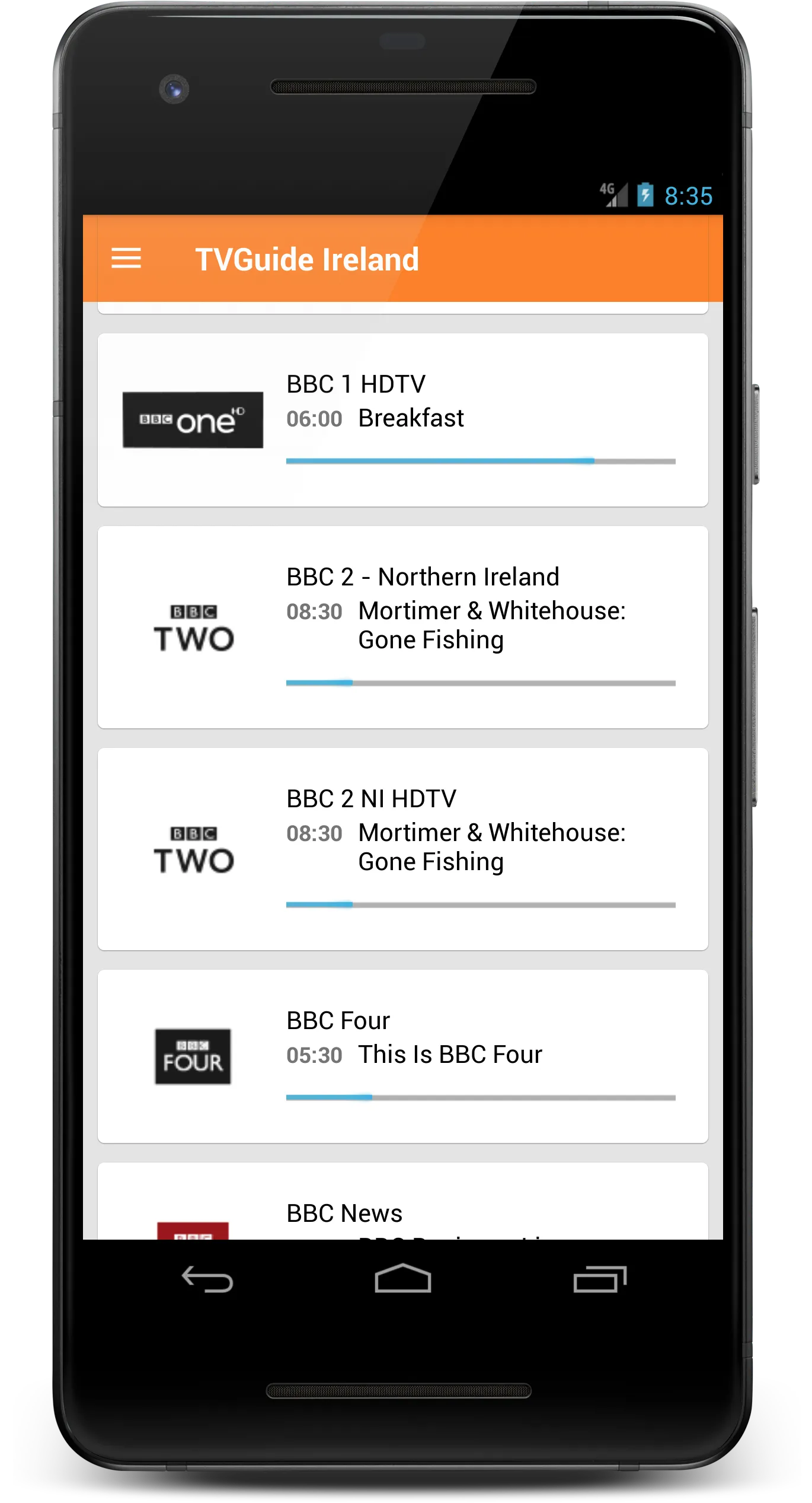 TVGuide Ireland - TV listings | Indus Appstore | Screenshot