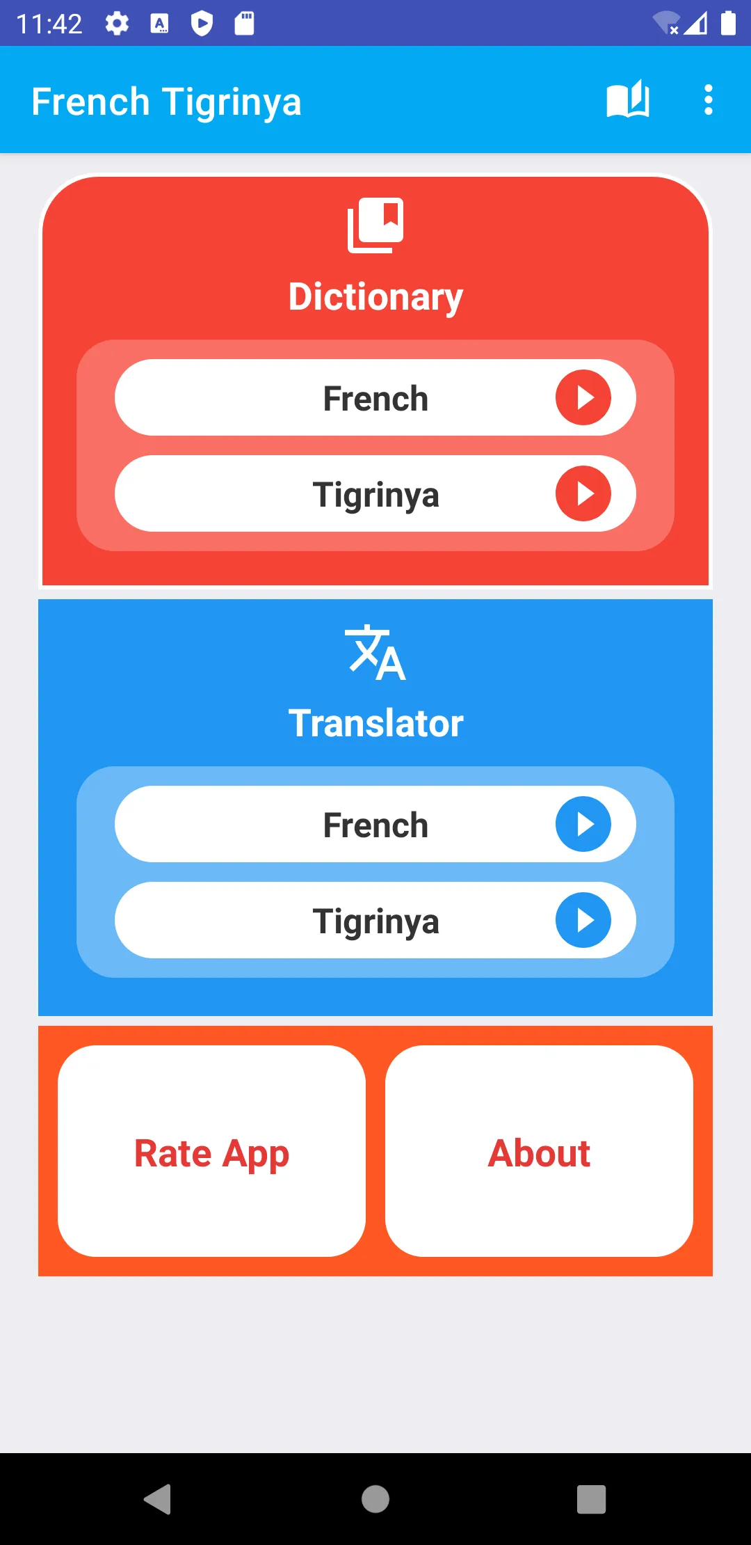 French Tigrinya Dictionary | Indus Appstore | Screenshot