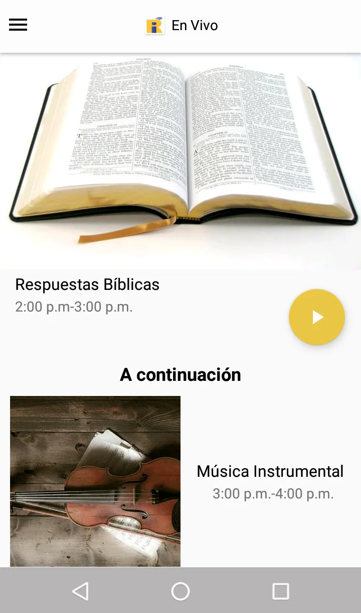 Radio Inspiración | Indus Appstore | Screenshot