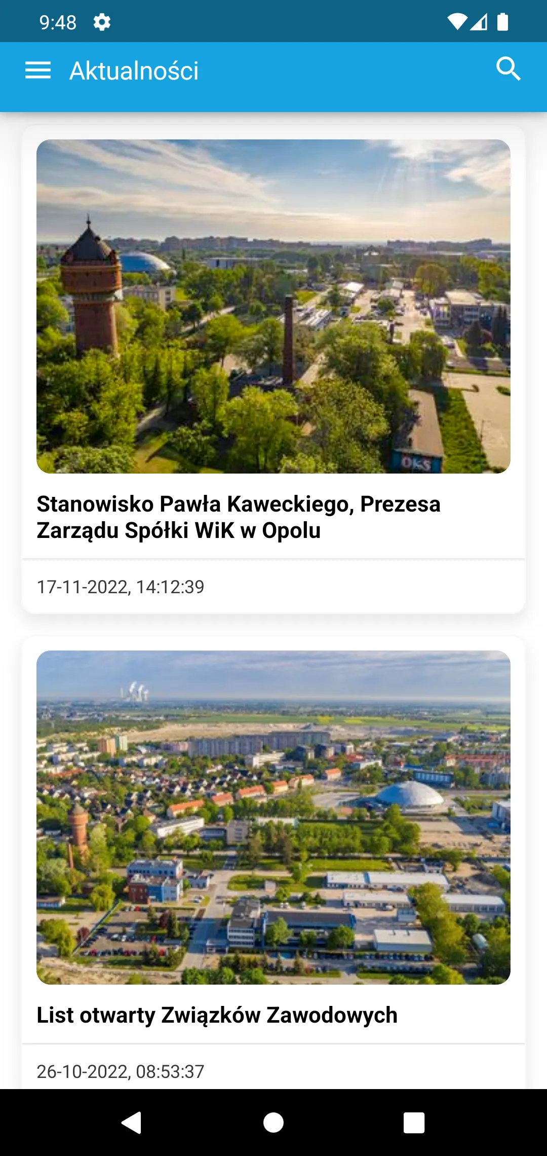 Wodociągi i Kanalizacja Opole | Indus Appstore | Screenshot