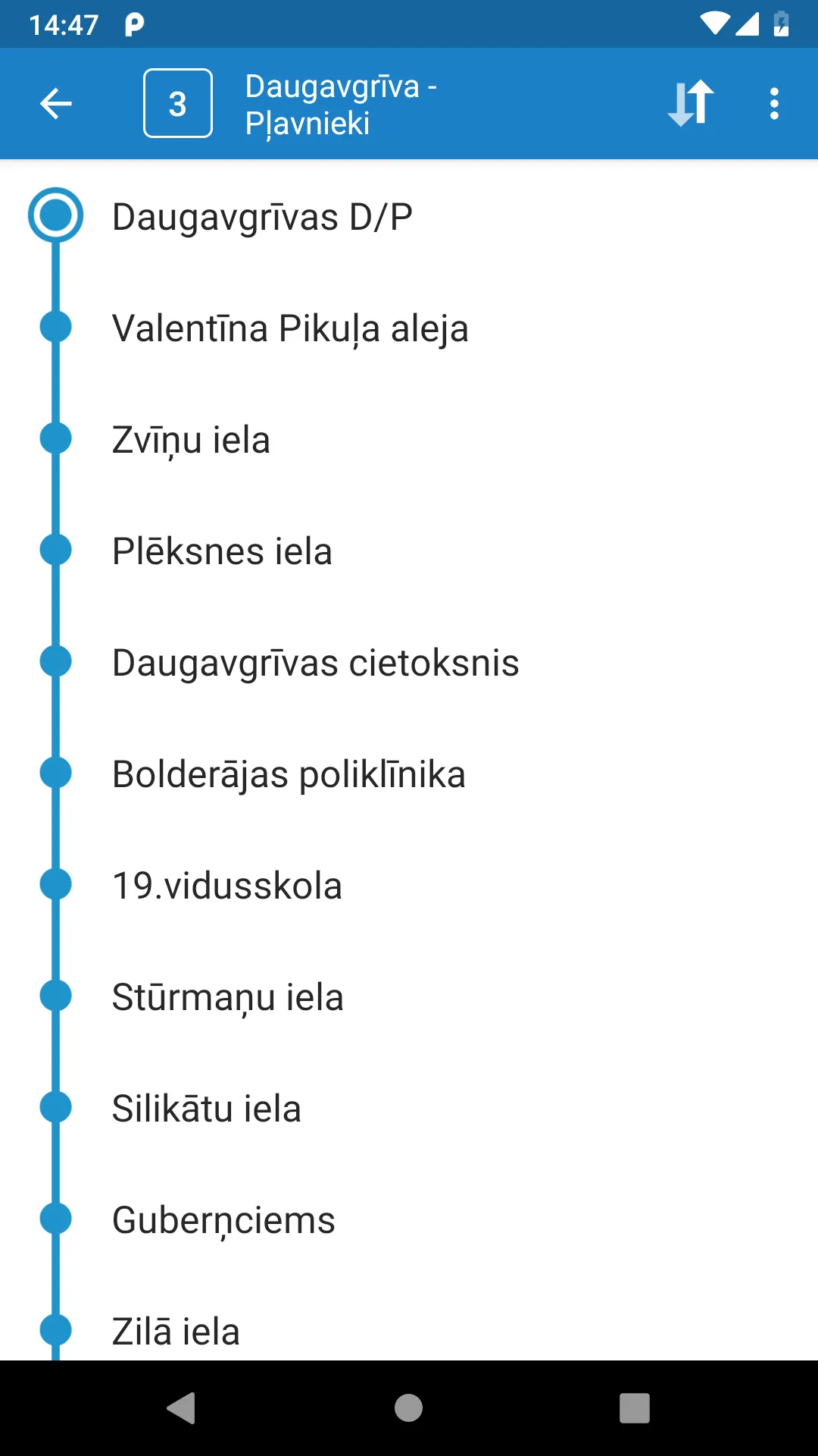 Riga Transport - timetables | Indus Appstore | Screenshot