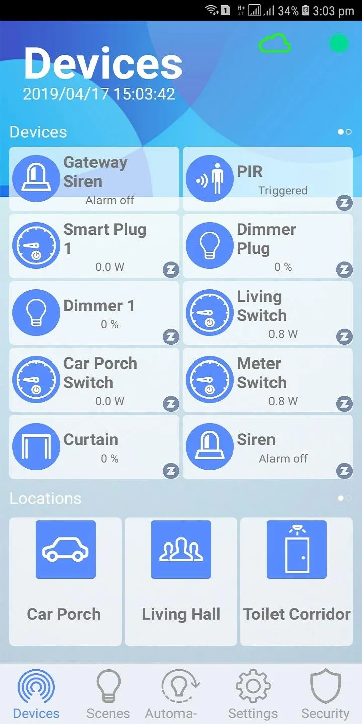 Bluguard SmartHome | Indus Appstore | Screenshot