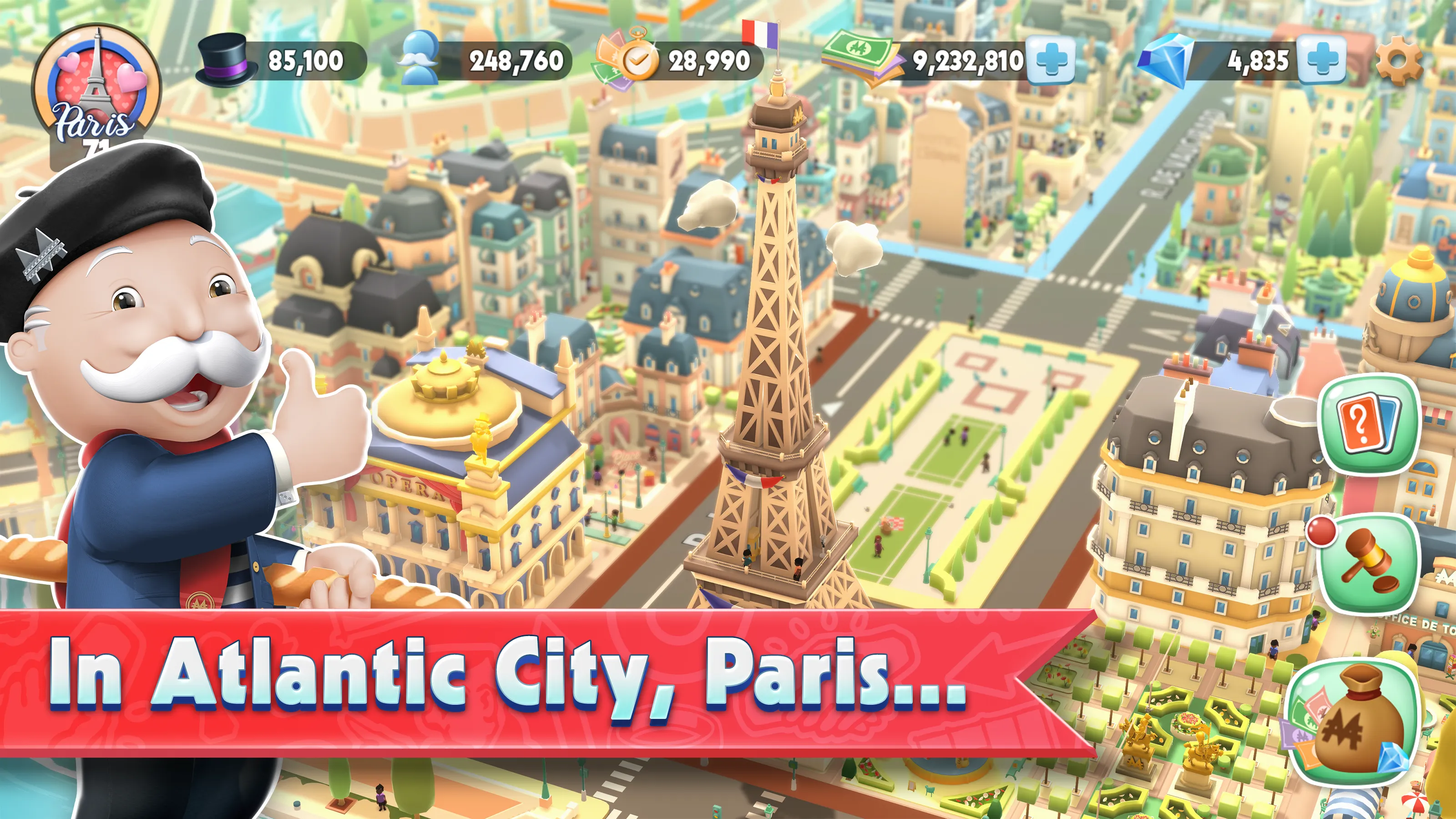 MONOPOLY Tycoon | Indus Appstore | Screenshot