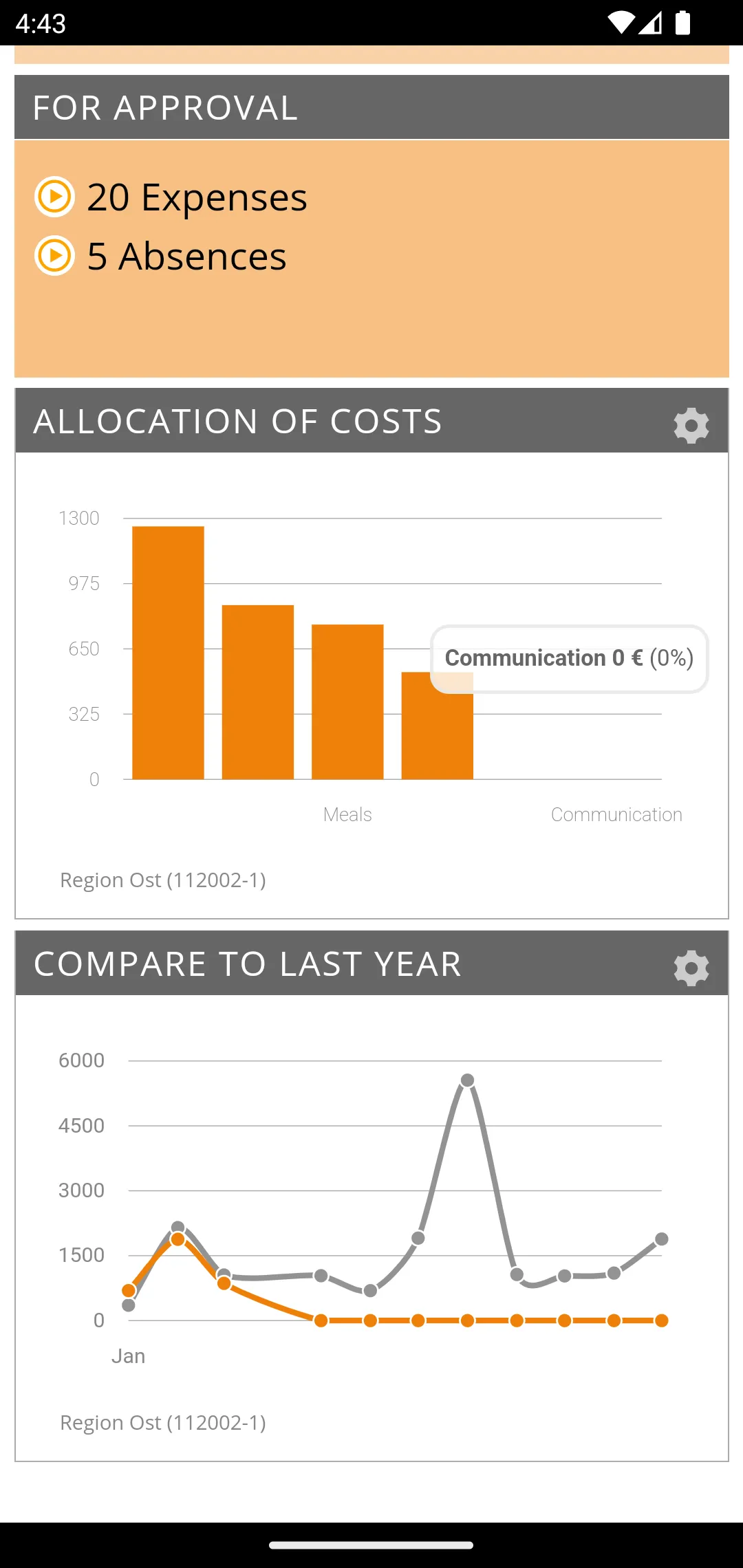 Onexma Mobile Expense Reports | Indus Appstore | Screenshot