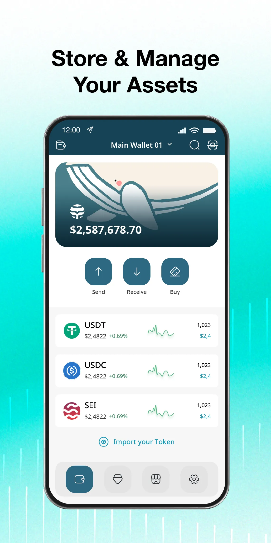 FinWhale Wallet | Indus Appstore | Screenshot