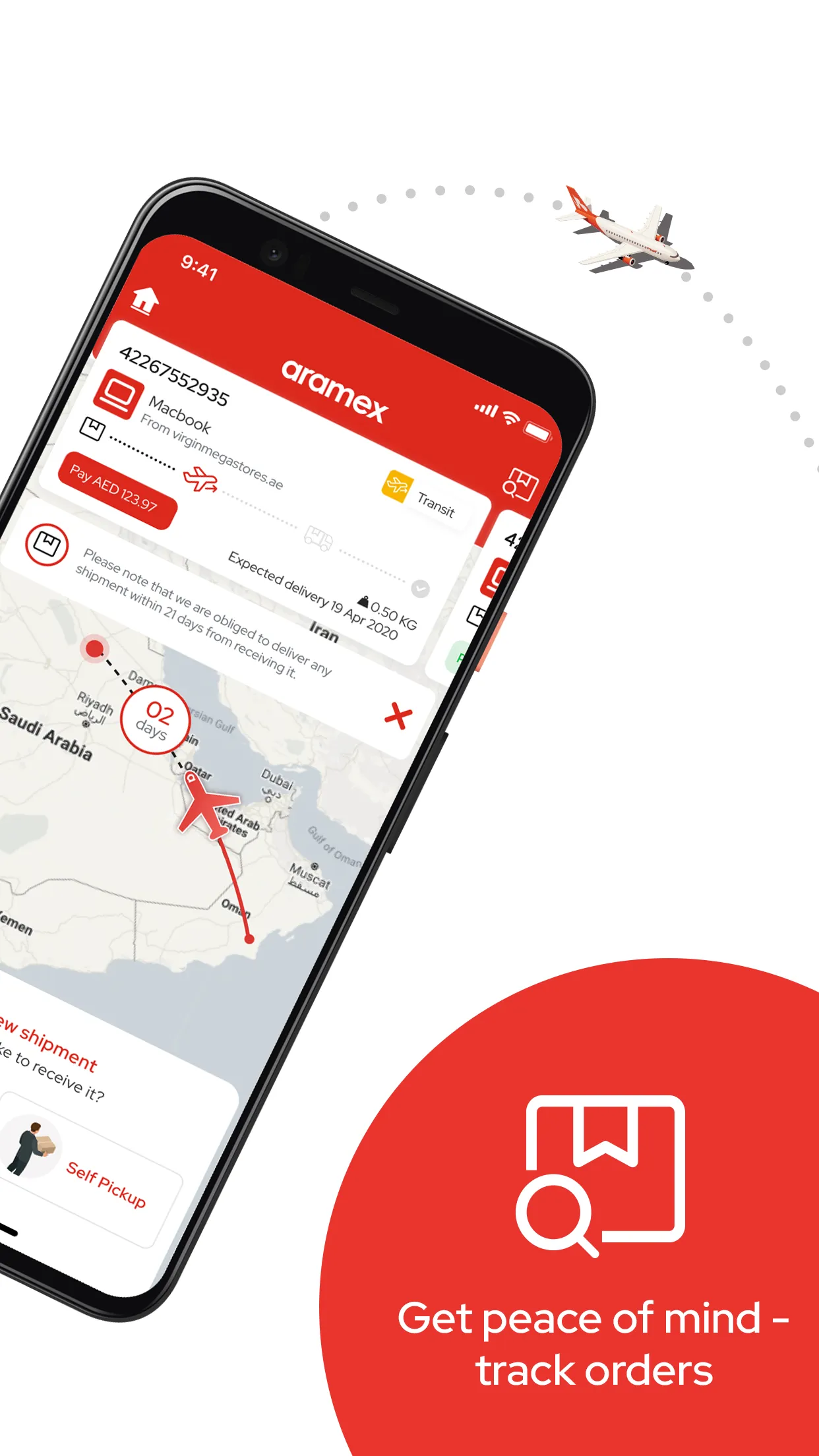 Aramex Mobile | Indus Appstore | Screenshot