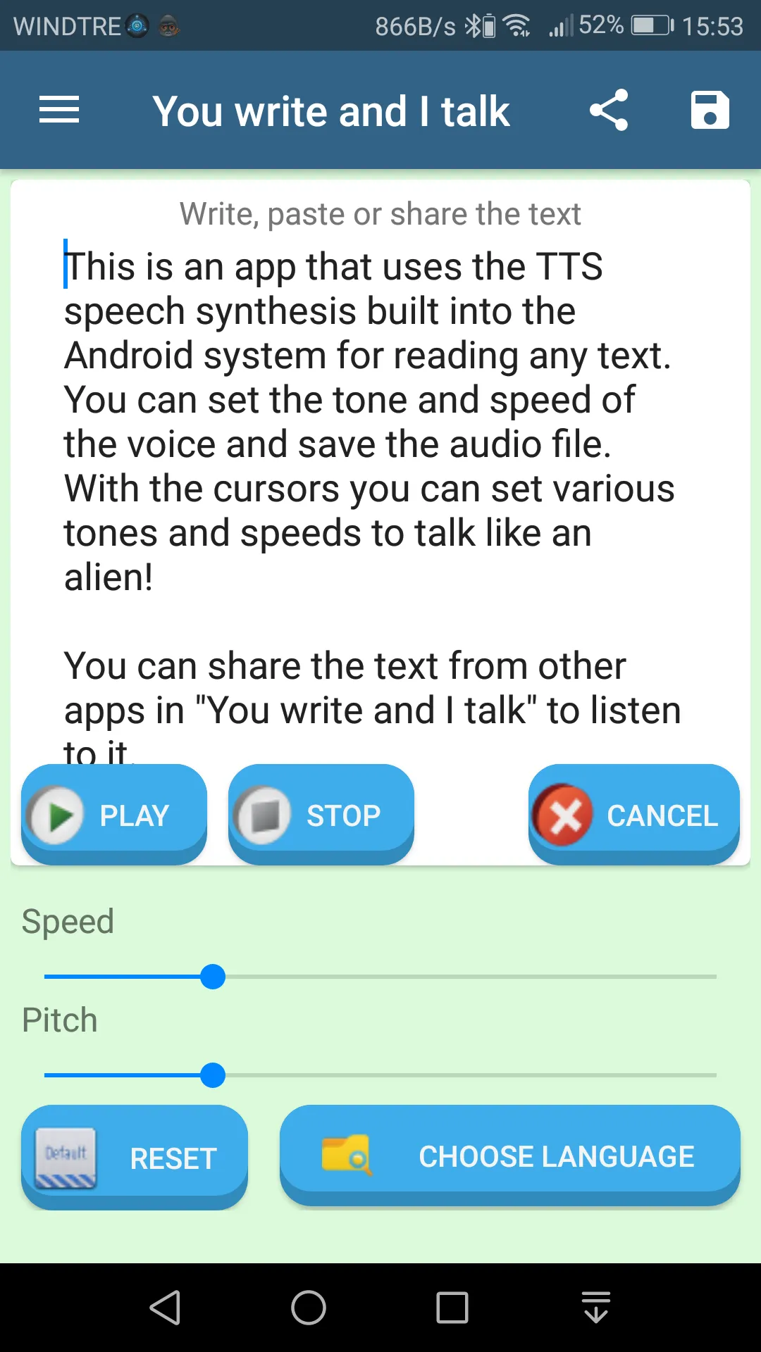 You write and I talk | Indus Appstore | Screenshot