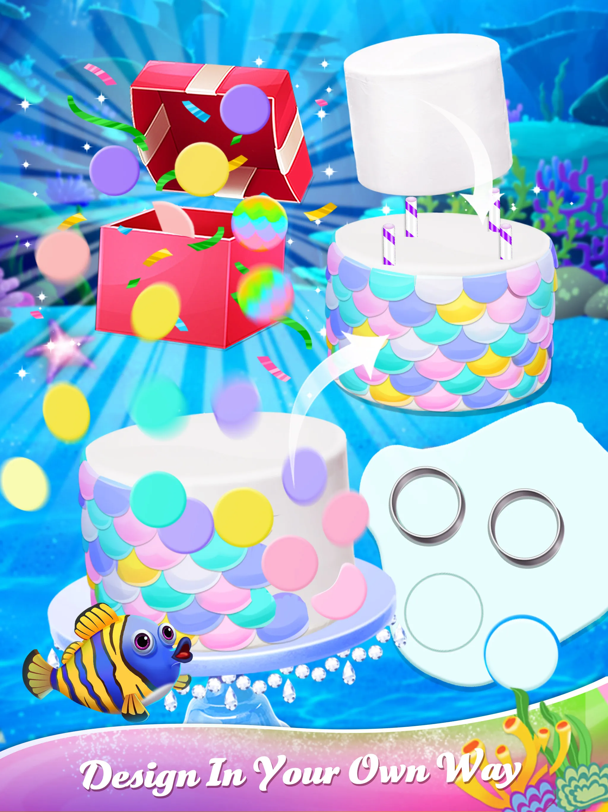 Unicorn Mermaid Cake | Indus Appstore | Screenshot