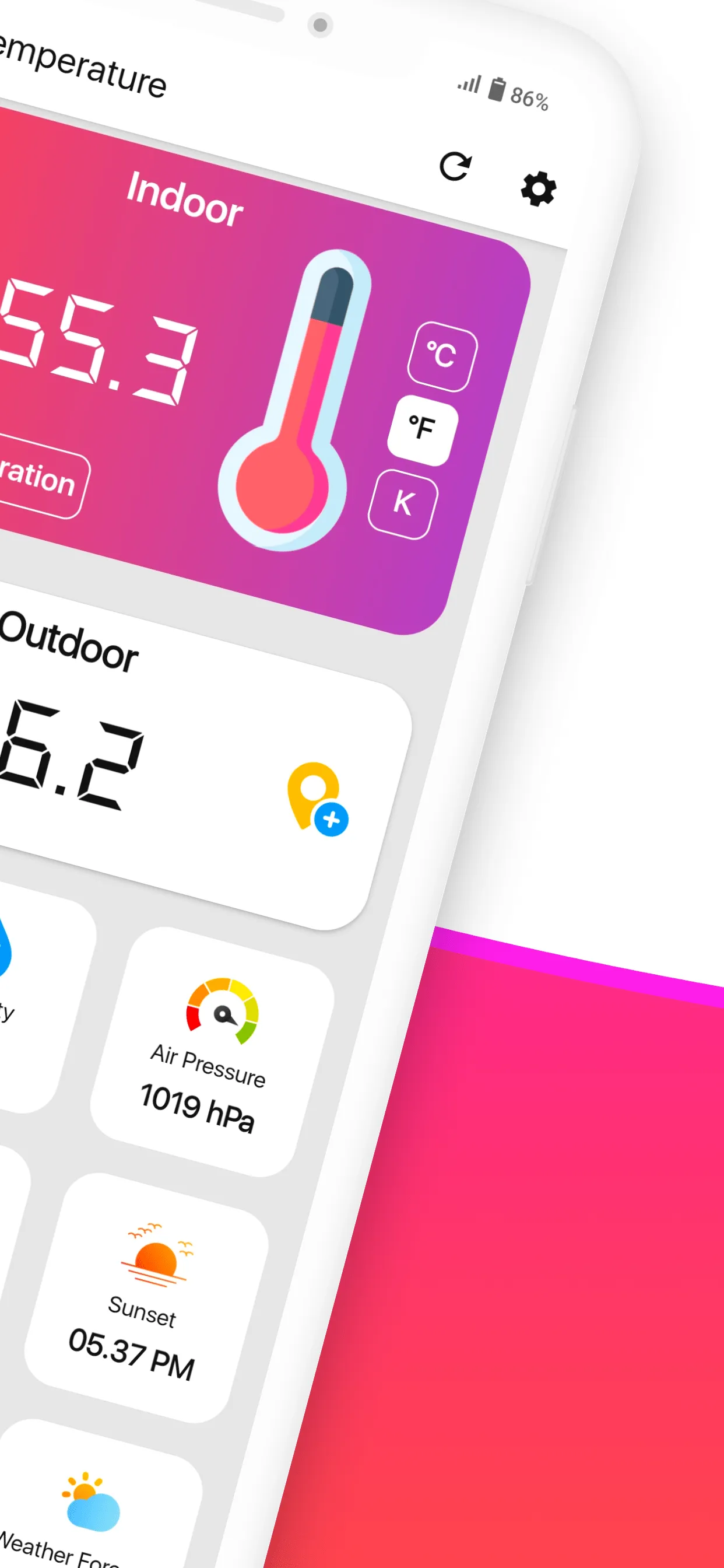 Room Temperature Thermometer | Indus Appstore | Screenshot