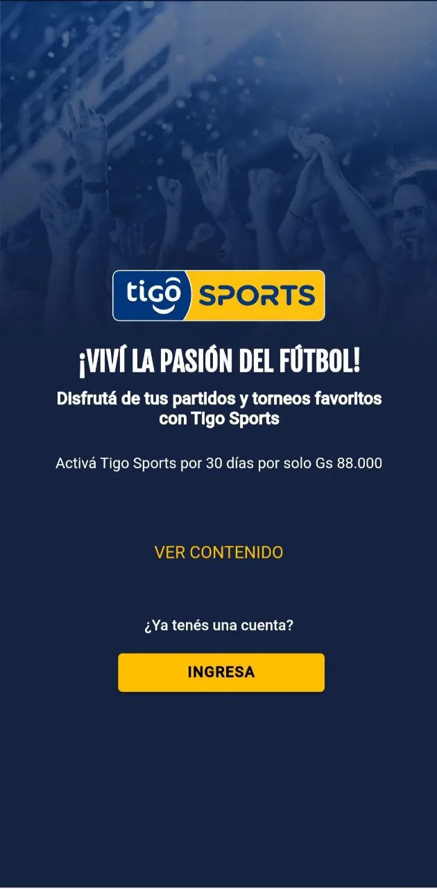 Tigo Sports Paraguay | Indus Appstore | Screenshot