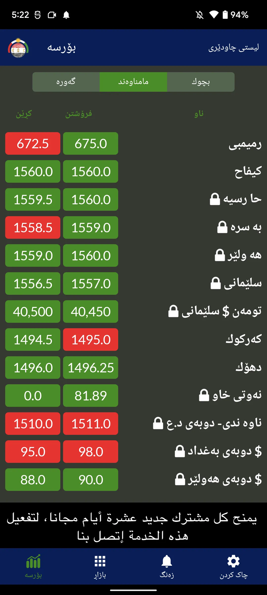 Kurdistan Borsa-Iraq | Indus Appstore | Screenshot