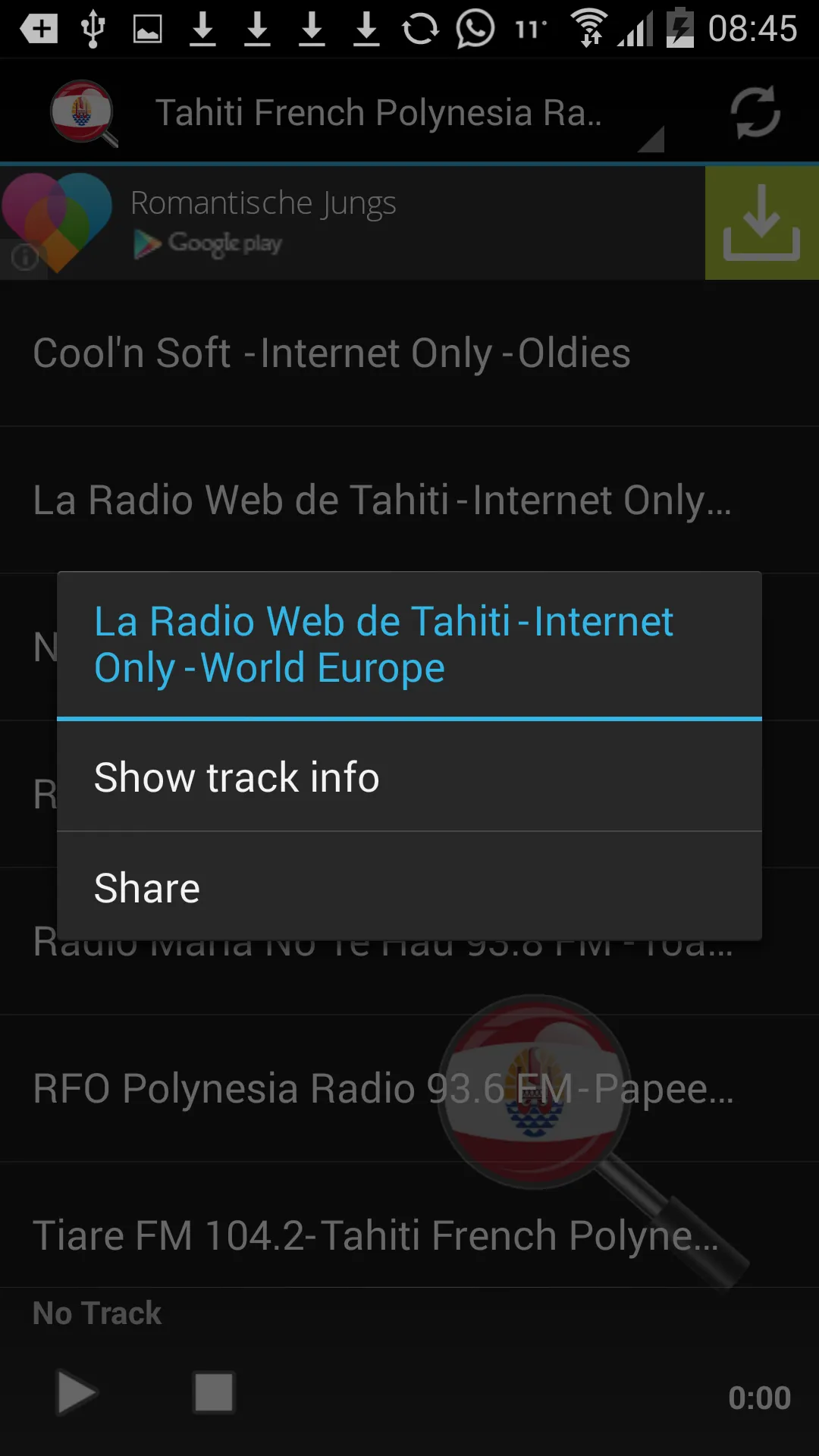 Tahiti French Polynesia Radio | Indus Appstore | Screenshot