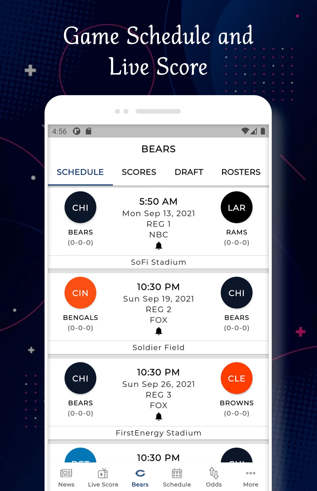 Chicago - Football Live Score | Indus Appstore | Screenshot